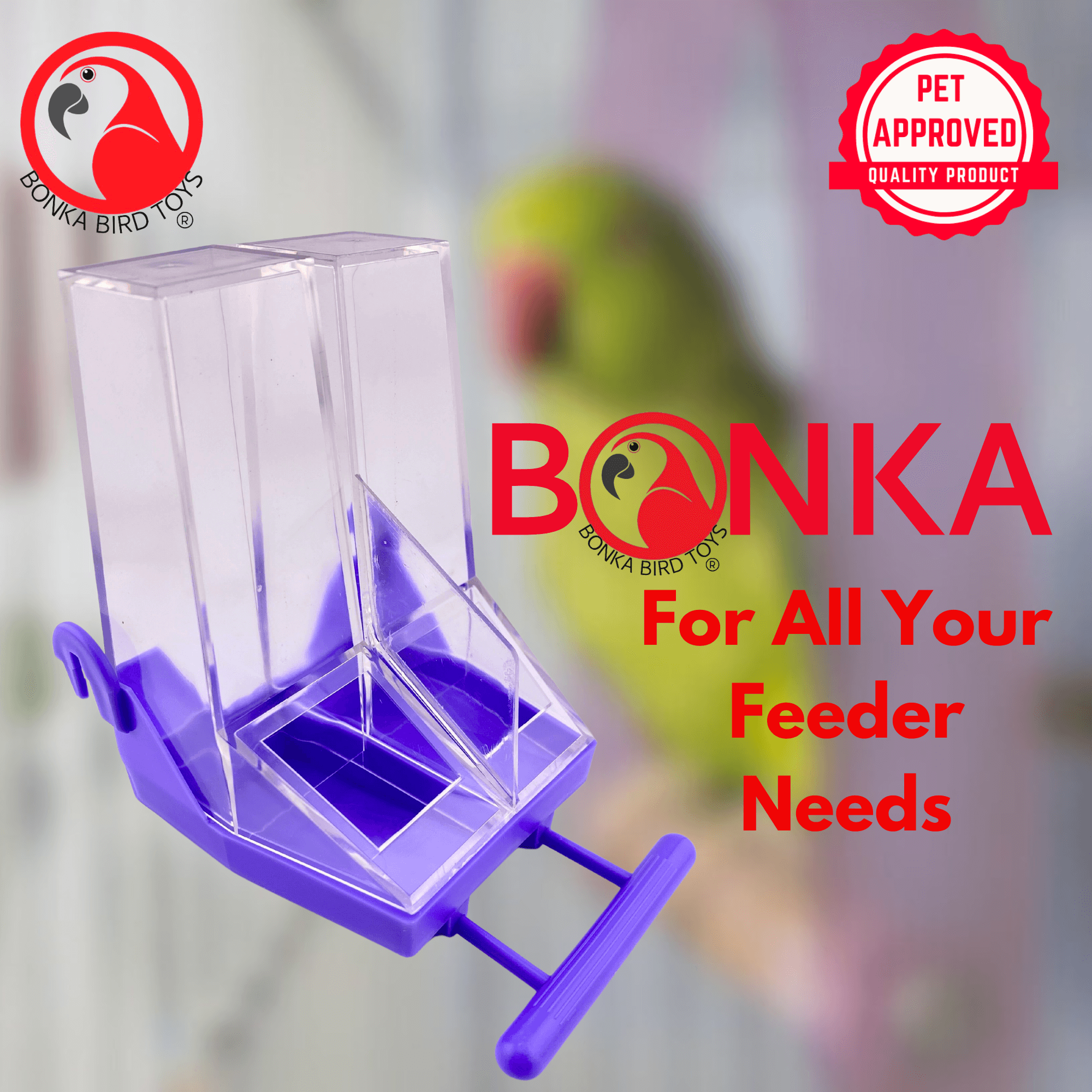 6019 Double Feeder - Bonka Bird Toys