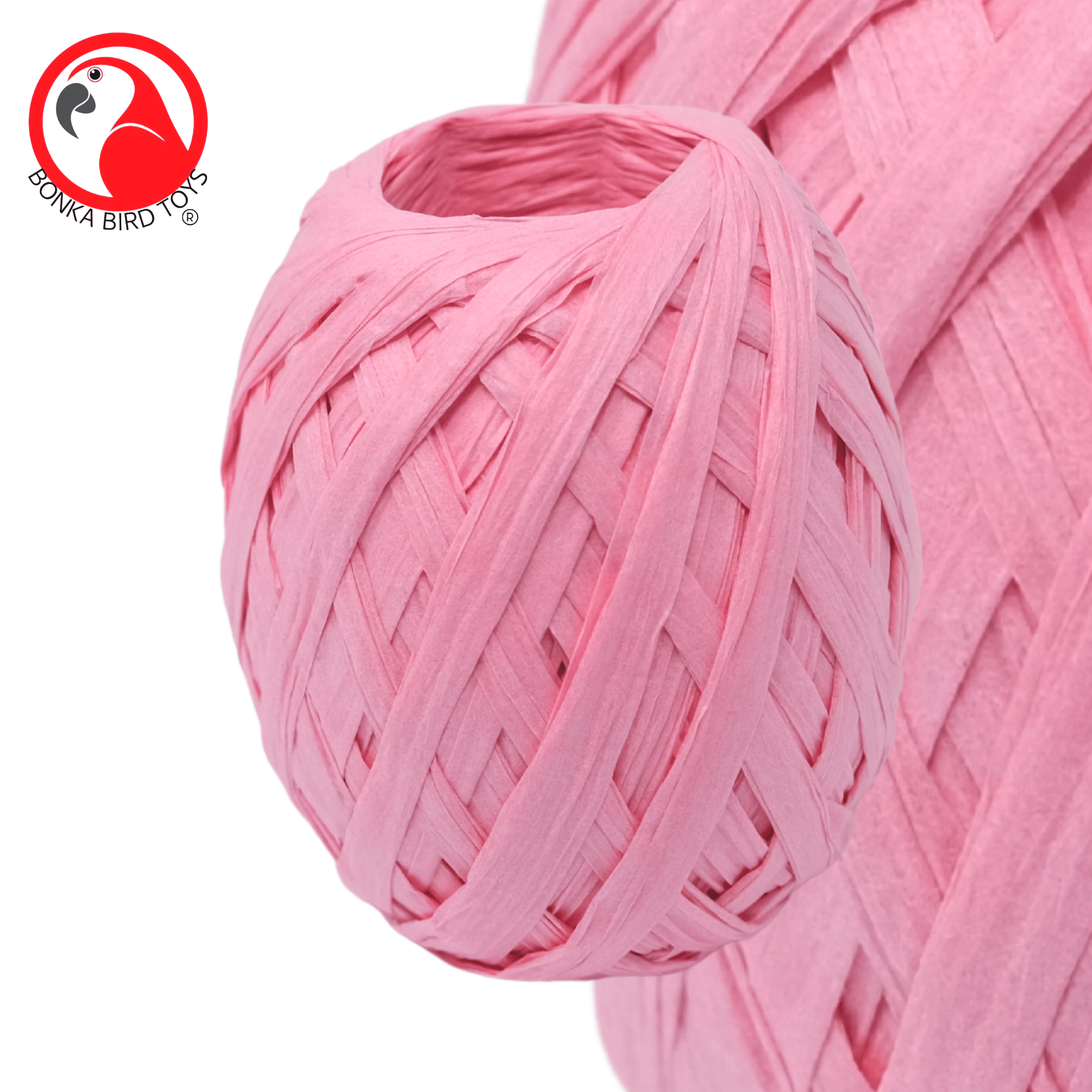 Pack 2 Specialty Raffia Ribbon Gift Packing (200ft) - Bonka Bird Toys
