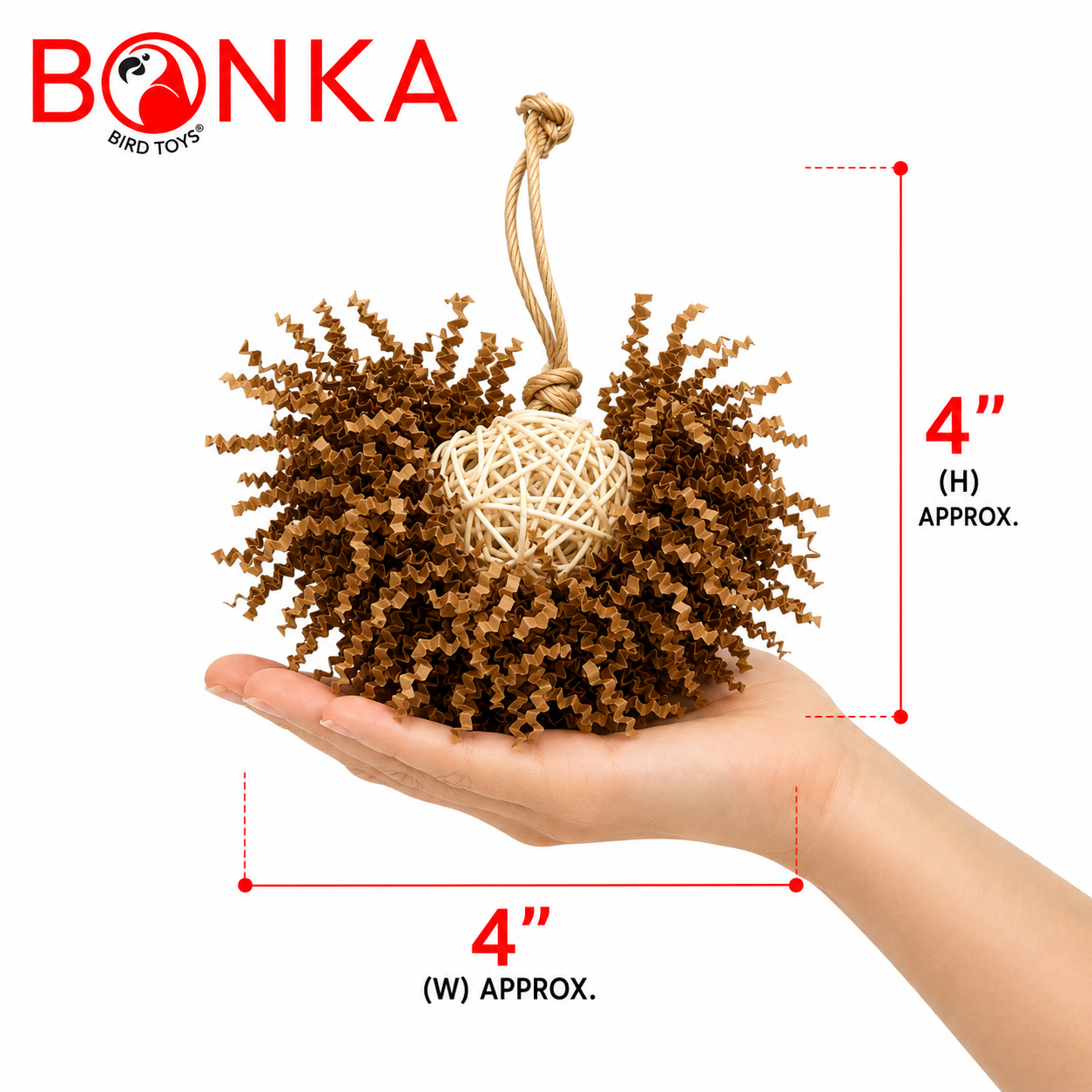 3866 Natural Foraging Star - Bonka Bird Toys