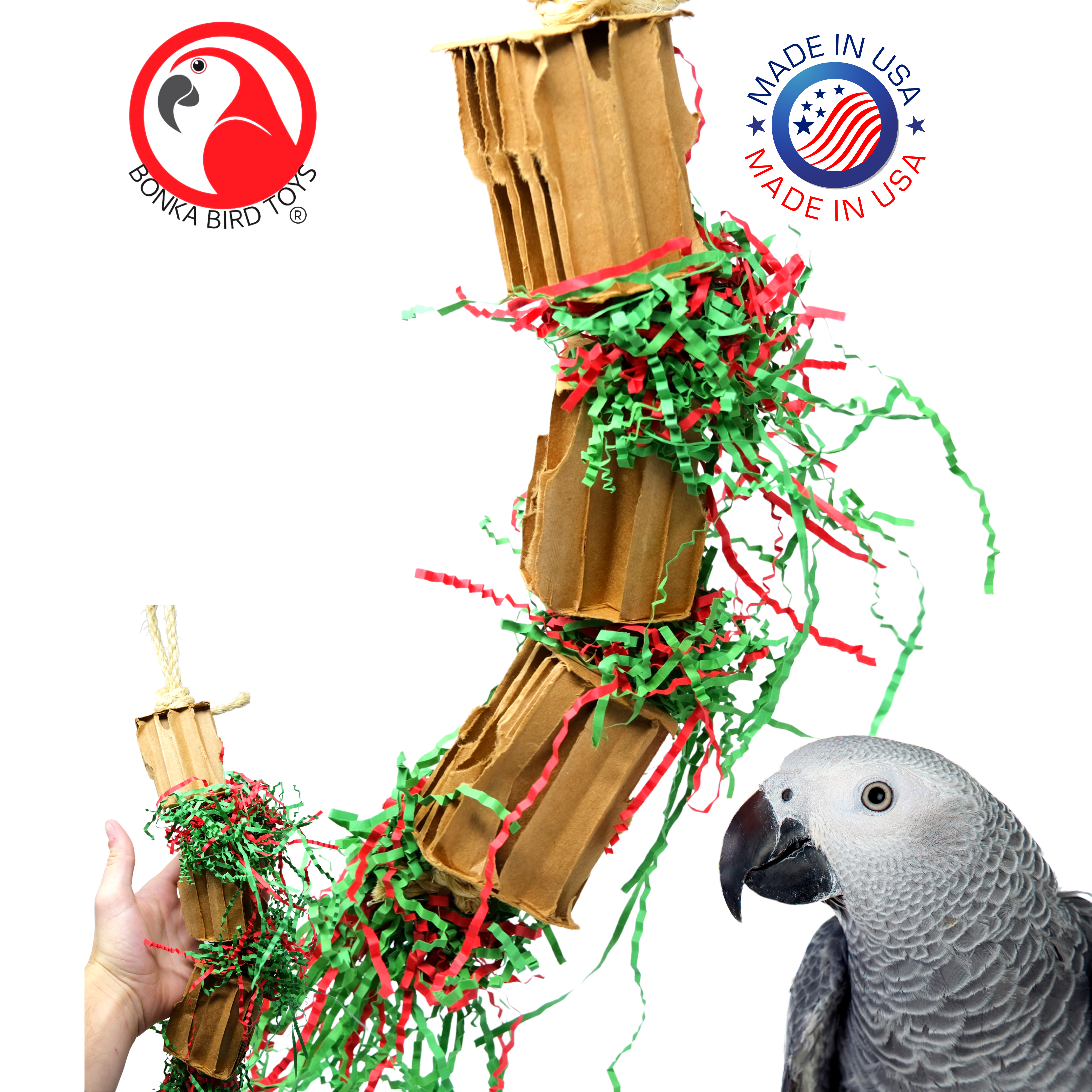 3831 Medium Christmas Gift Box - Bonka Bird Toys