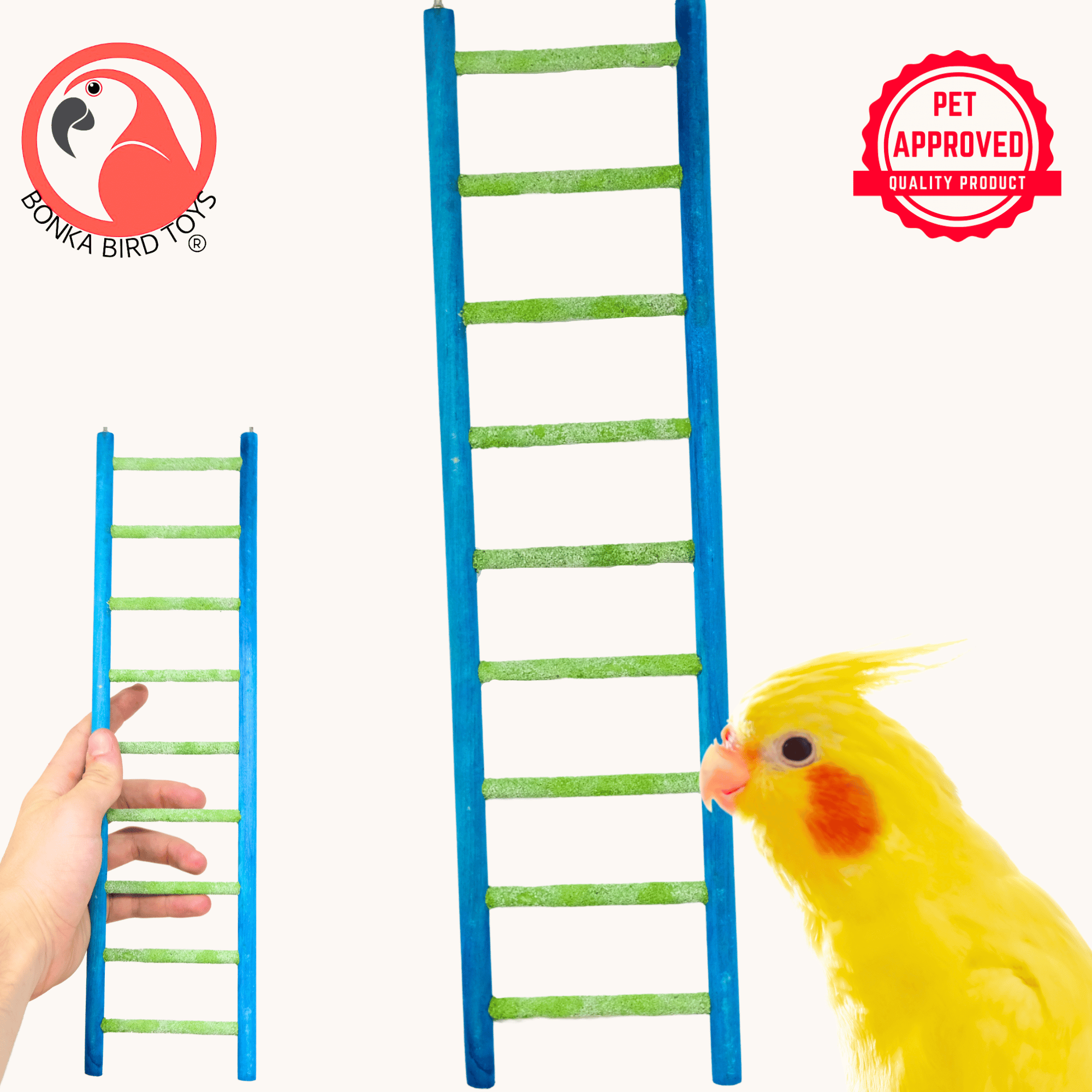 30803 Medium Pedi-ladder 14" BOGO BUNDLE BUY ONE GET ONE FREE! - Bonka Bird Toys
