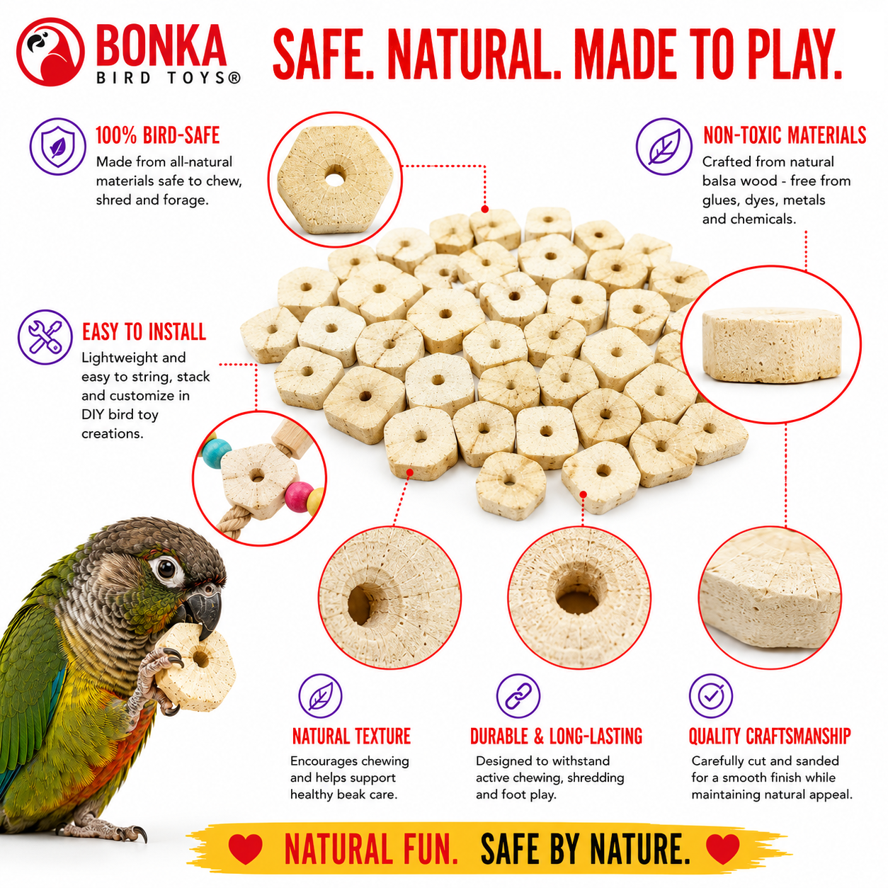 3889 Sola Squares - Bonka Bird Toys