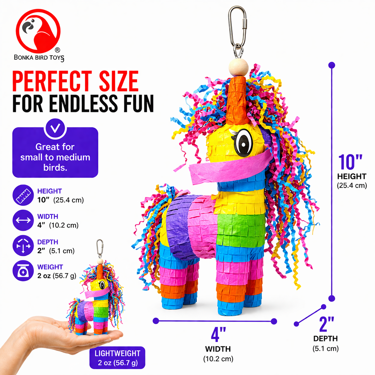 3766 Piñata Donkey - Bonka Bird Toys