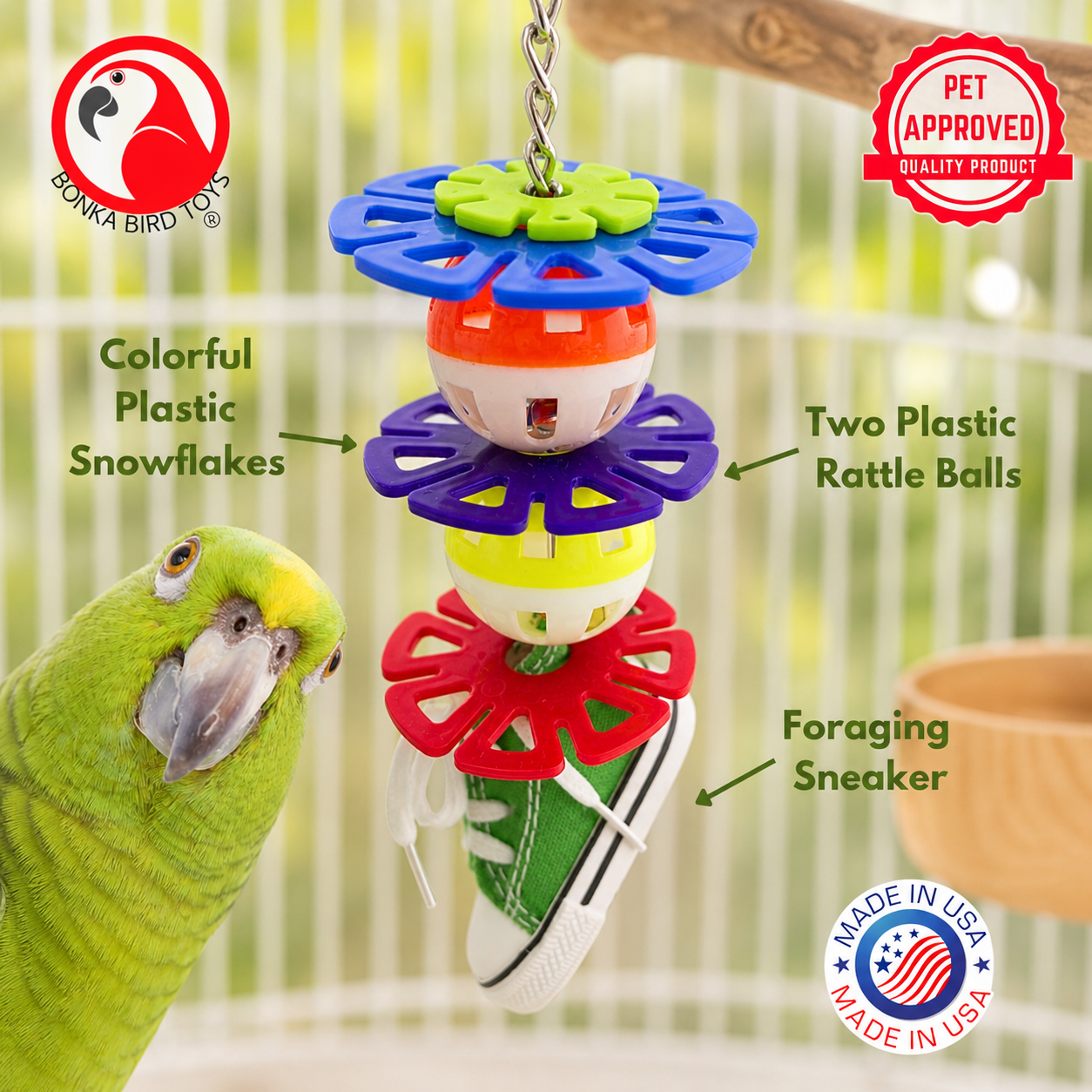3519 Snowball Sneaker - Bonka Bird Toys