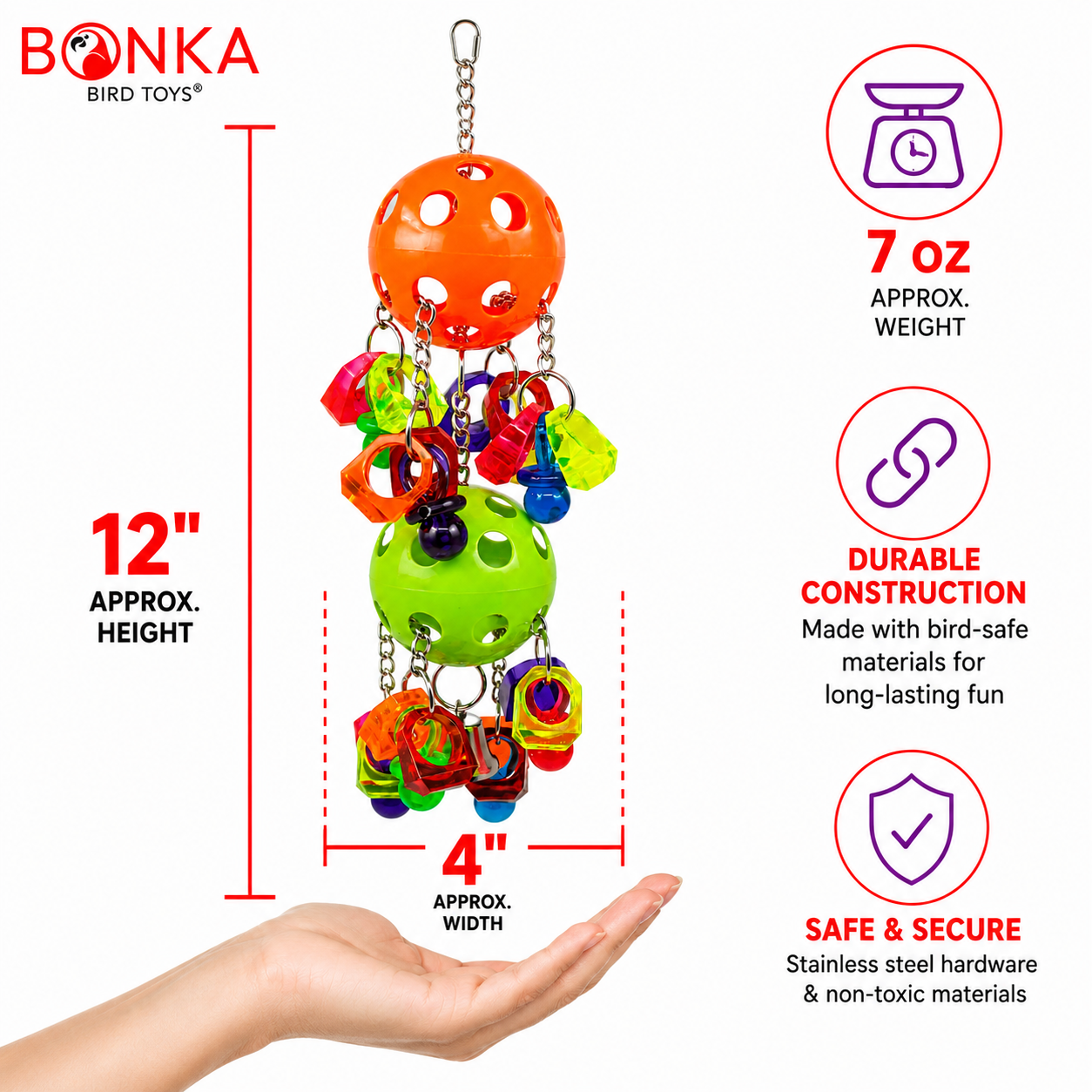 3759 Duo Paci Pull - Bonka Bird Toys