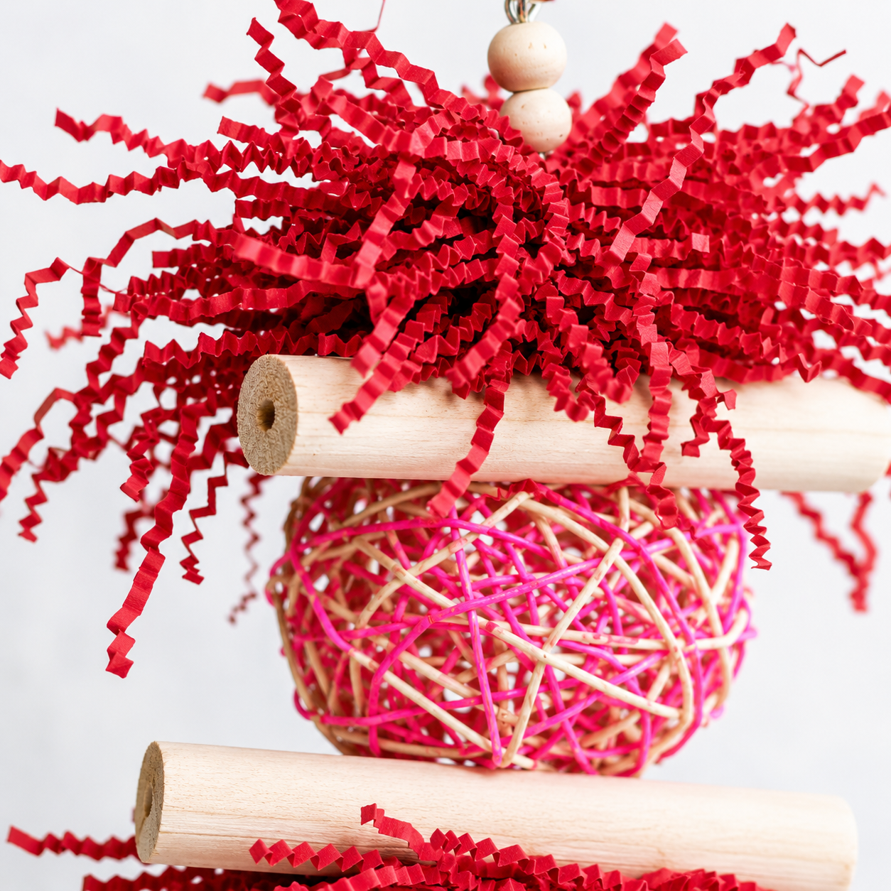 3885 Sola Heart Log - Bonka Bird Toys