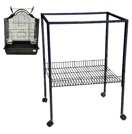 Kings Cages ES8 Metal Bird Cage Stand 25X21X34 (Single Stand) Bonka