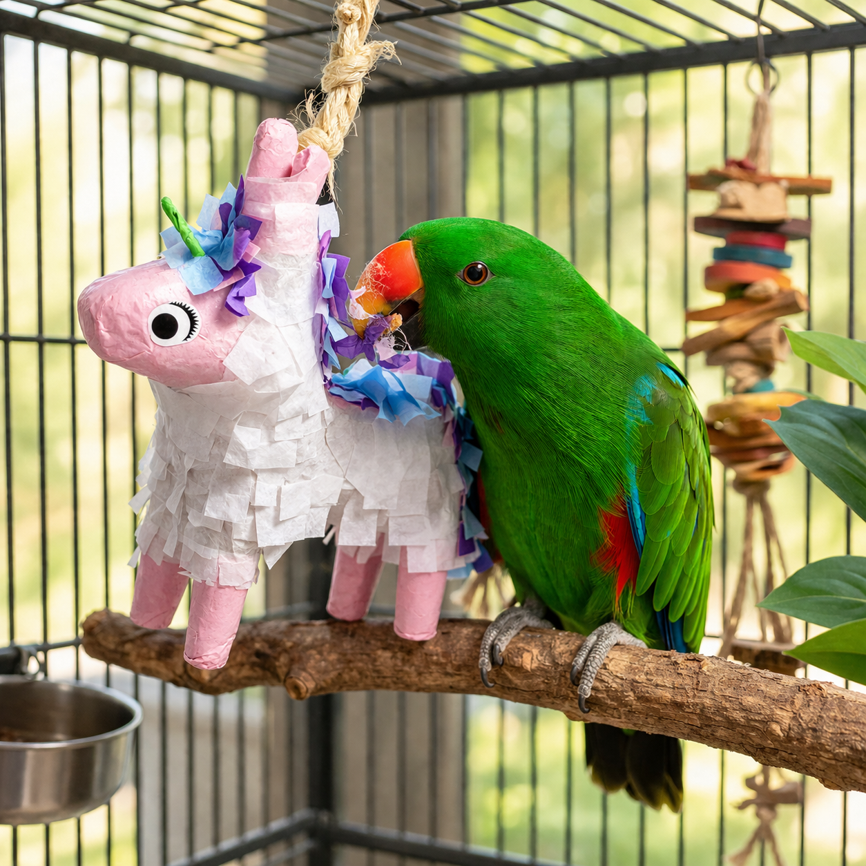 2622 Foraging Unicorn Donkey Pinata - Bonka Bird Toys