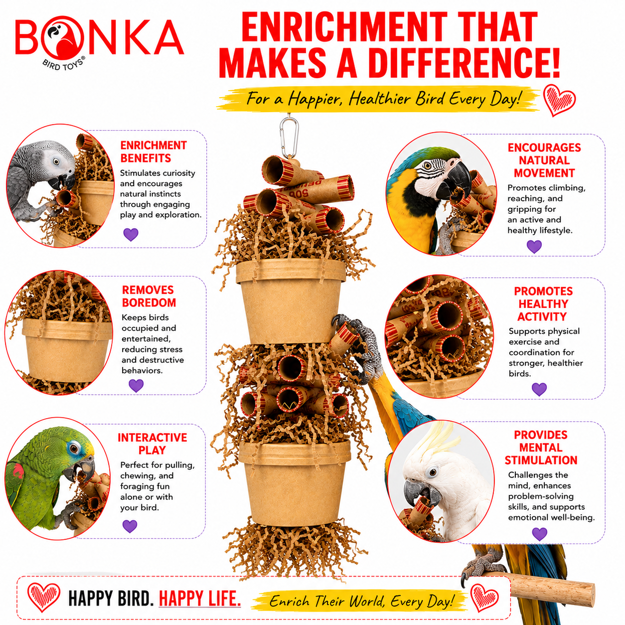 3867 Duo Money Pot - Bonka Bird Toys