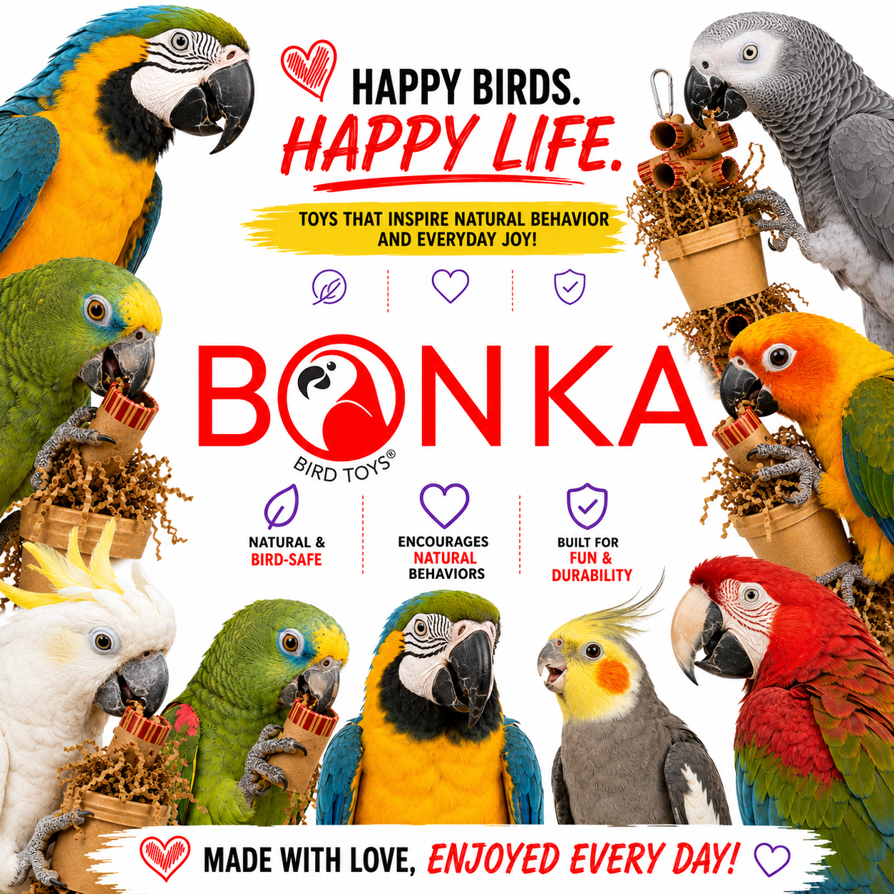 3867 Duo Money Pot - Bonka Bird Toys
