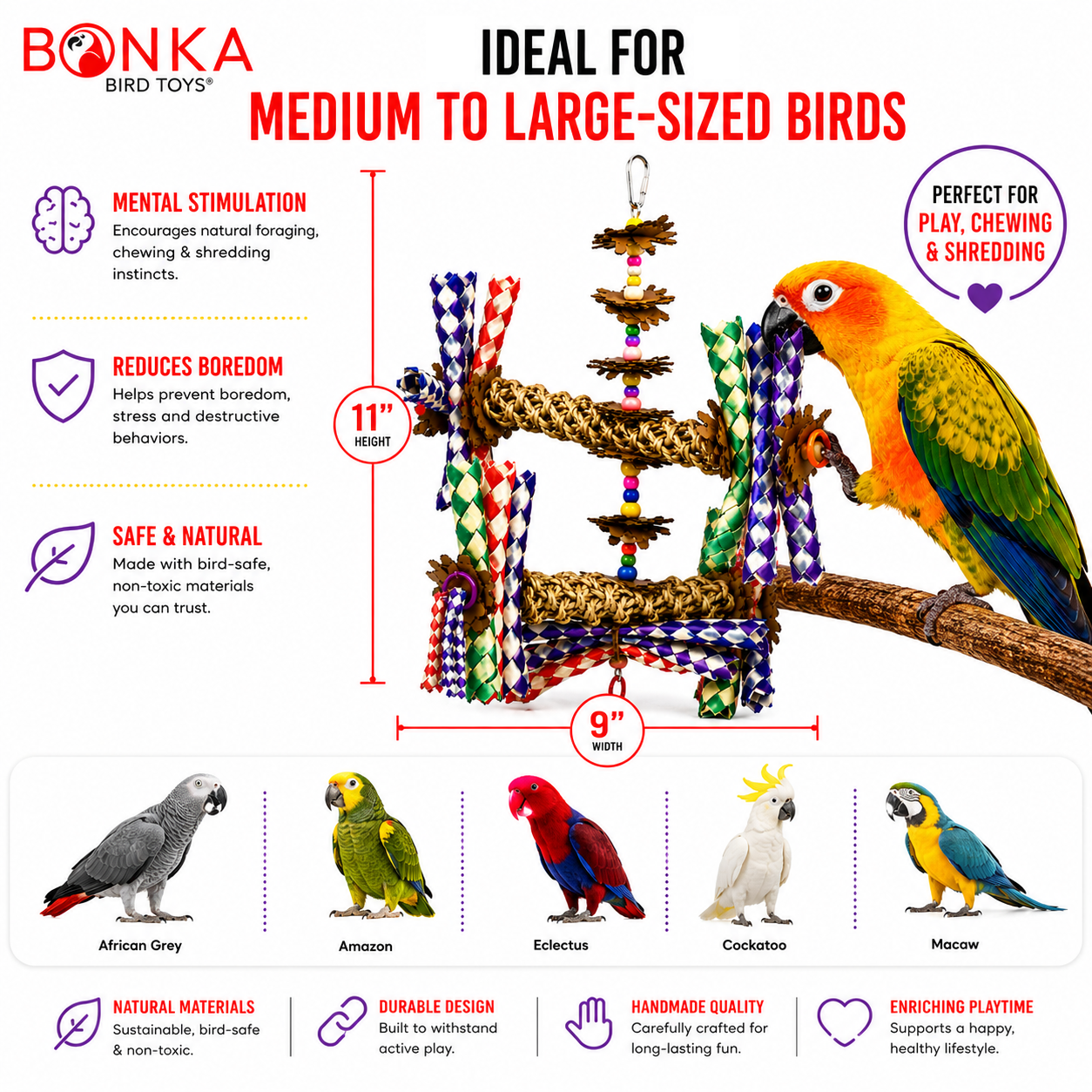 1241 Double Helix - Bonka Bird Toys