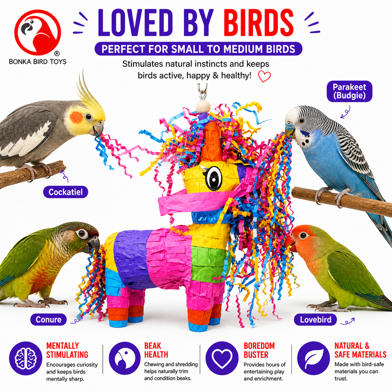 3766 Piñata Donkey - Bonka Bird Toys