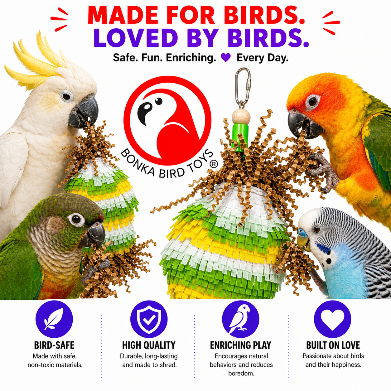 3862 Cactus Piñata - Bonka Bird Toys