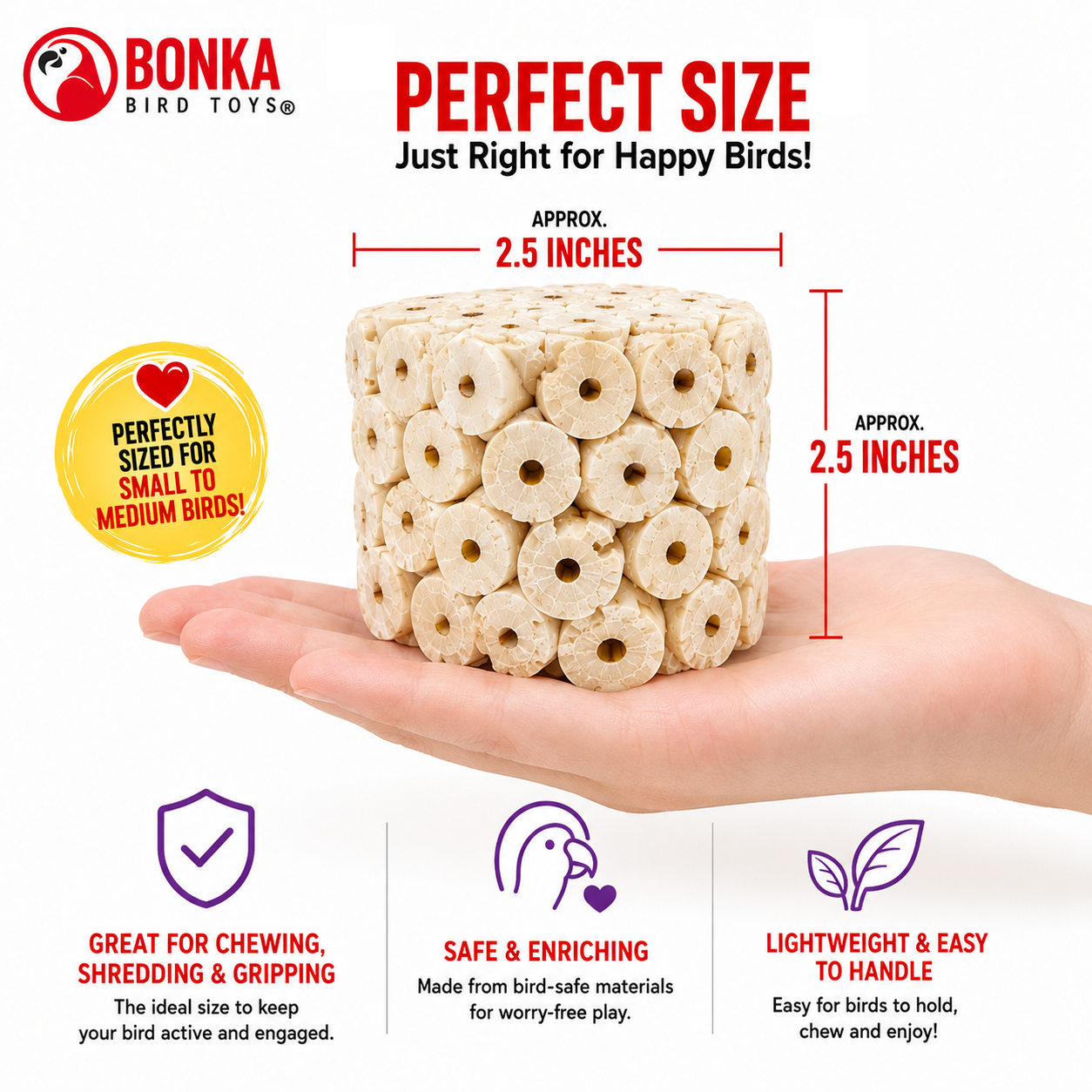 Big Sola Cubes - Bonka Bird Toys