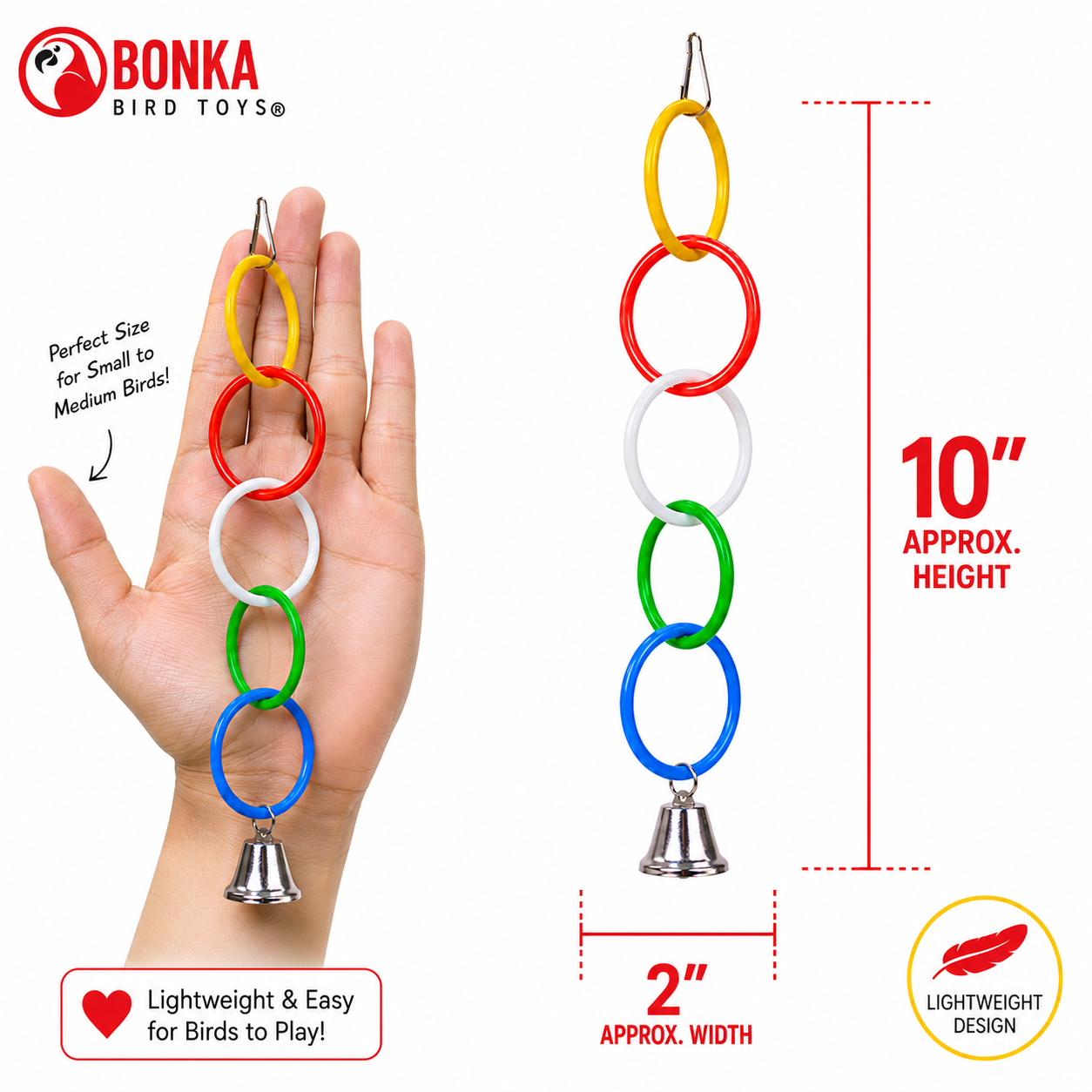 36459 Olympic Rings - Bonka Bird Toys