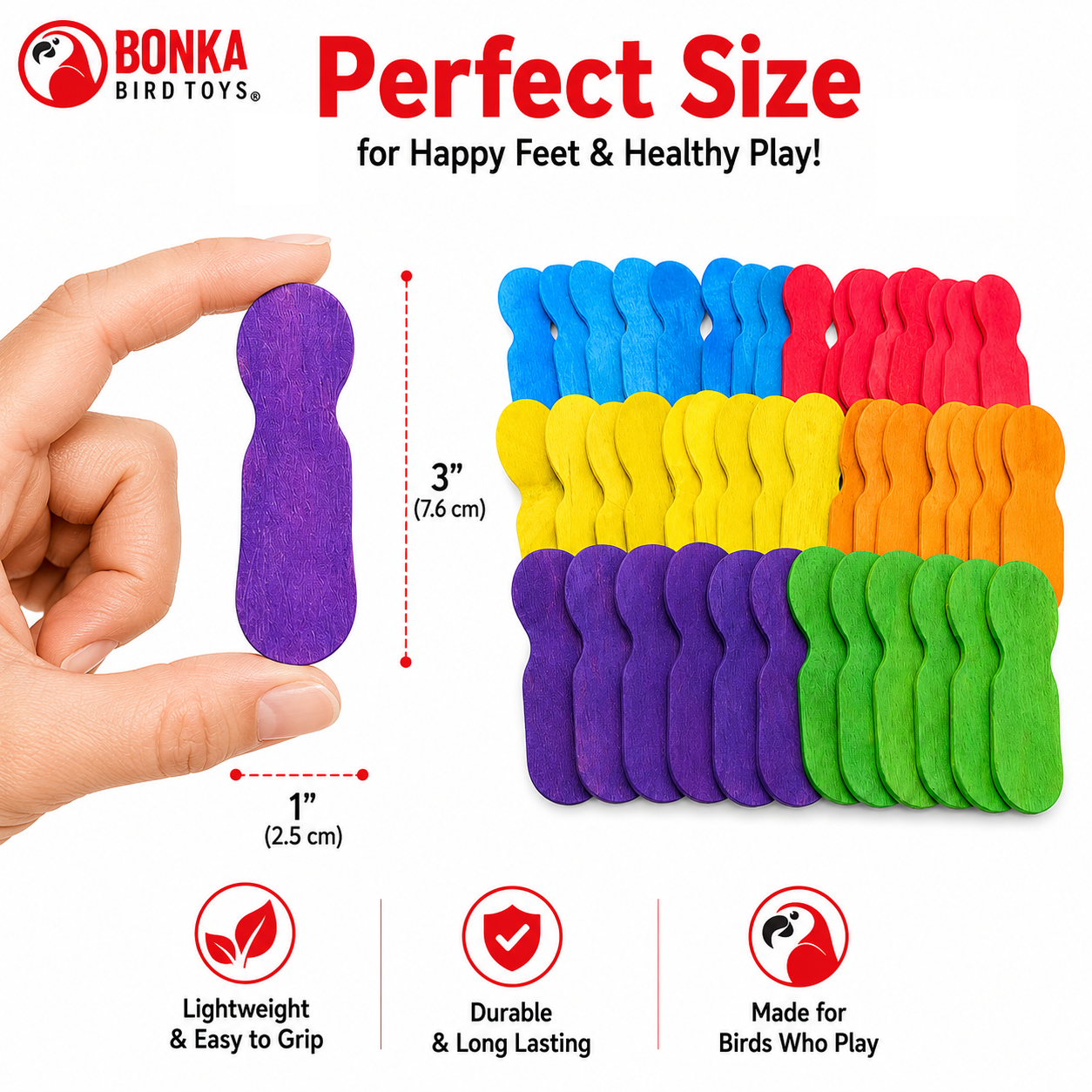 2665 PK50 Mini Scoop Spoons - Bonka Bird Toys