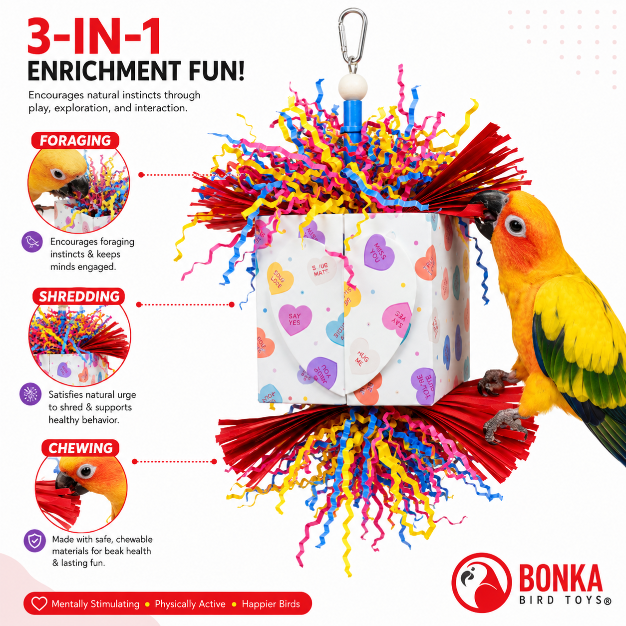 Heart Box - Bonka Bird Toys