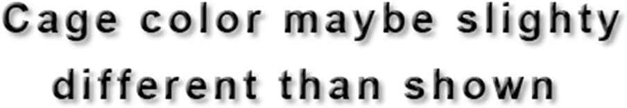 Kings Cages Coppertone SLUX 1816 Bird Cage 18X16X57