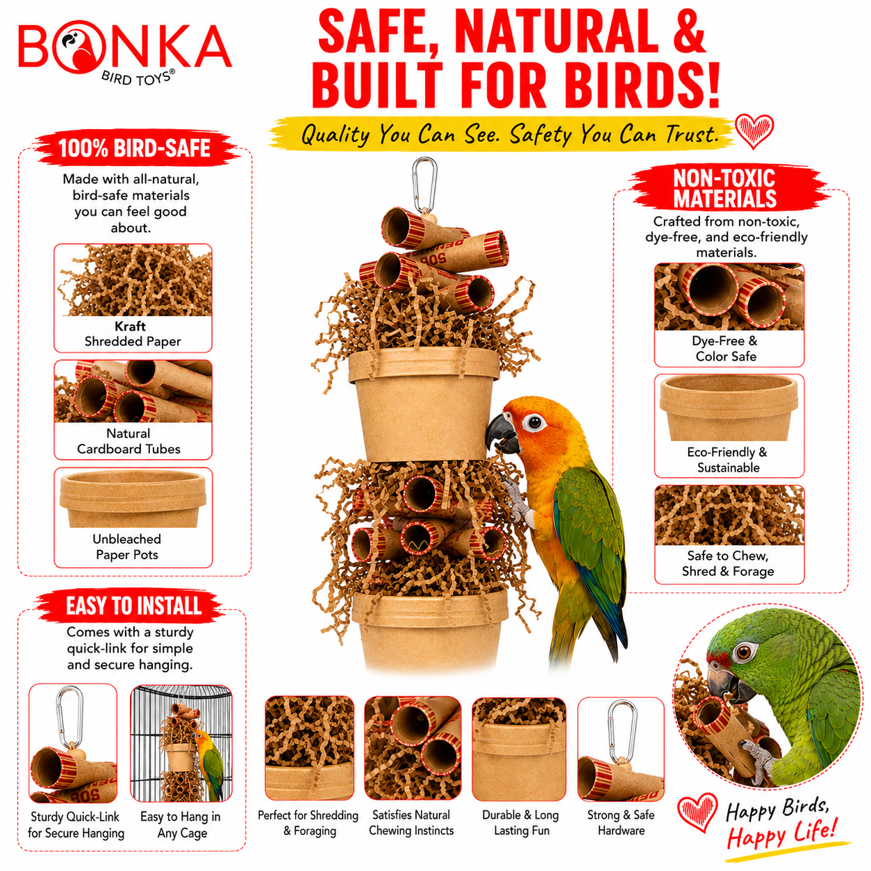 3867 Duo Money Pot - Bonka Bird Toys