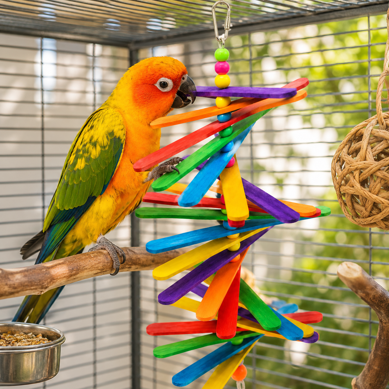 858 Long Mini Stick - Bonka Bird Toys