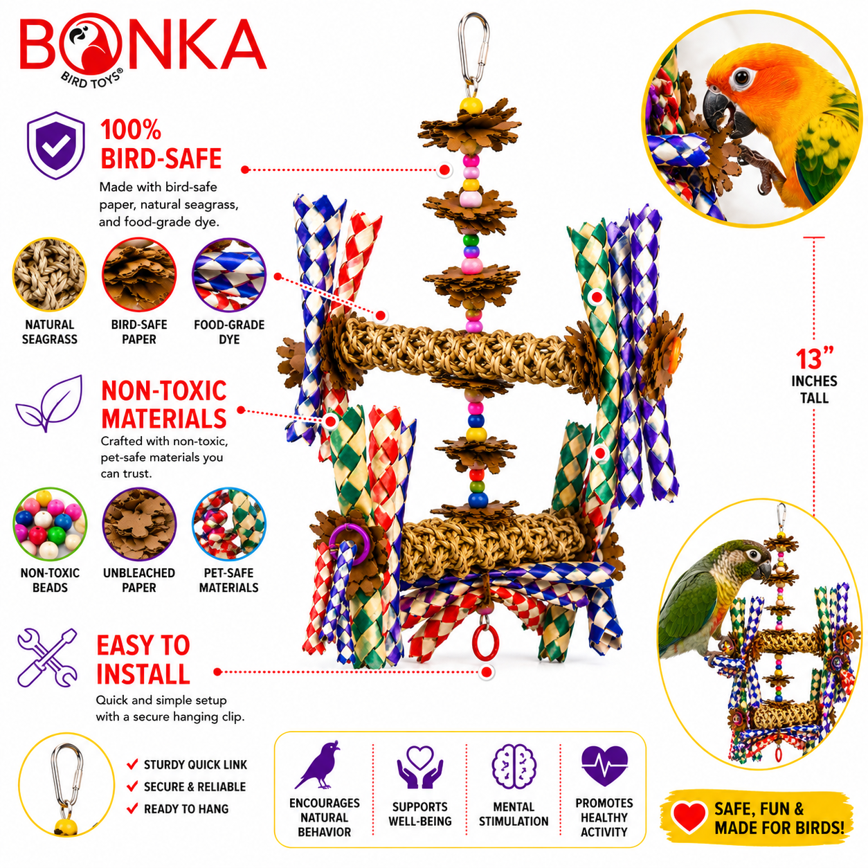 1241 Double Helix - Bonka Bird Toys