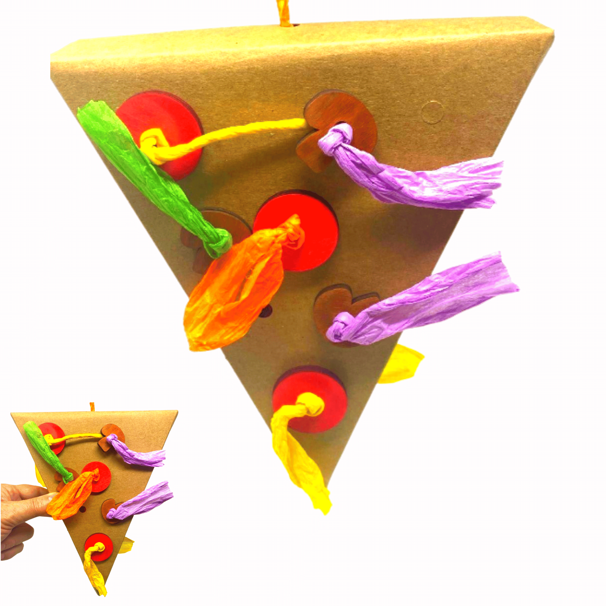 2217 Large Pizza Slice - Bonka Bird Toys
