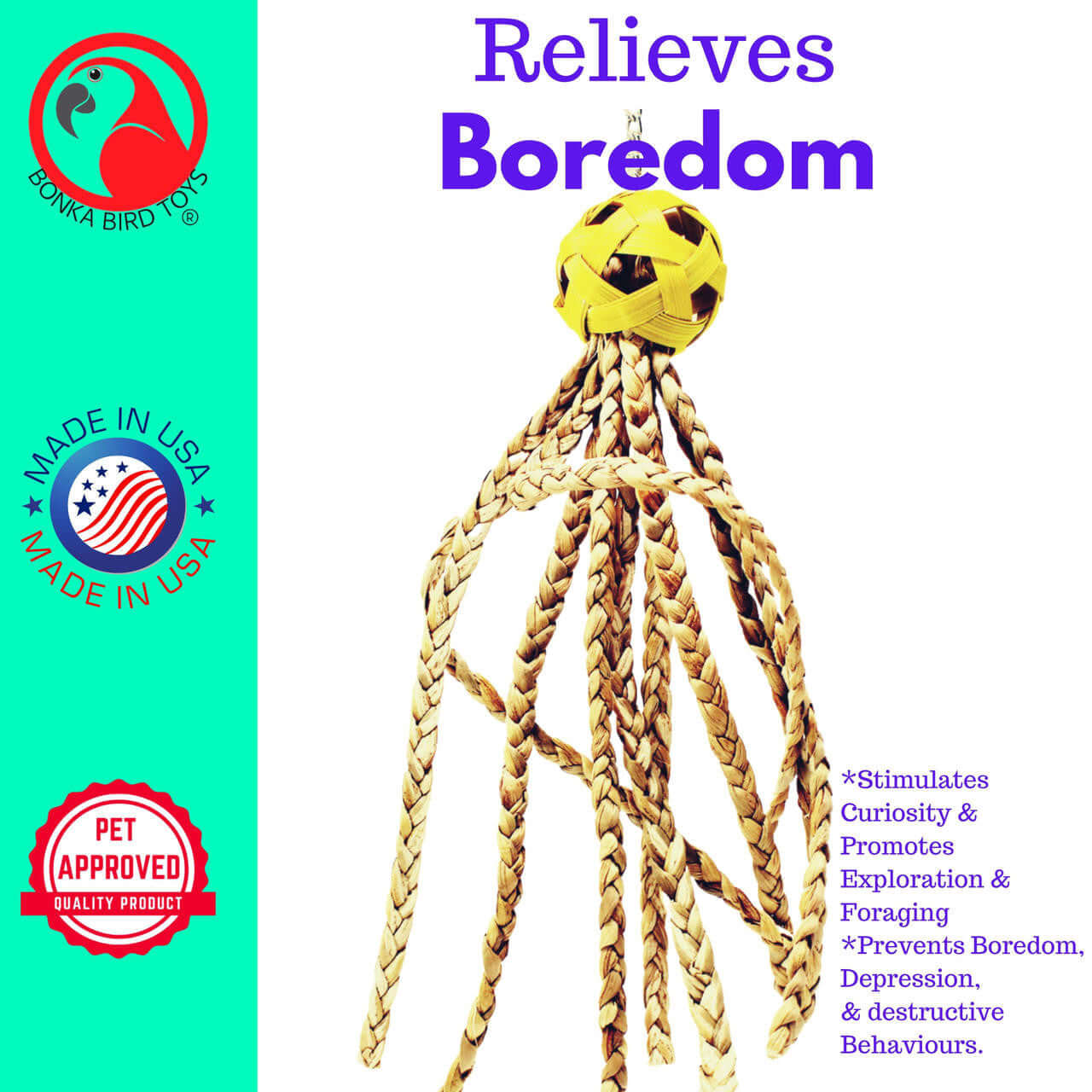 1616 Foraging Octopus - Bonka Bird Toys