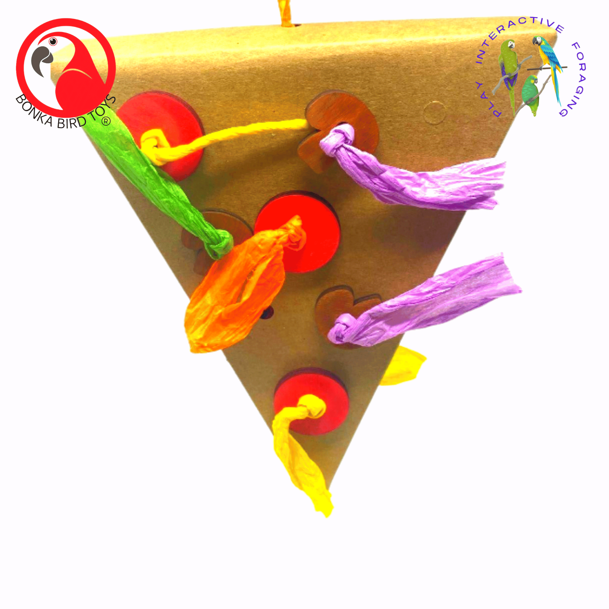 2217 Large Pizza Slice - Bonka Bird Toys