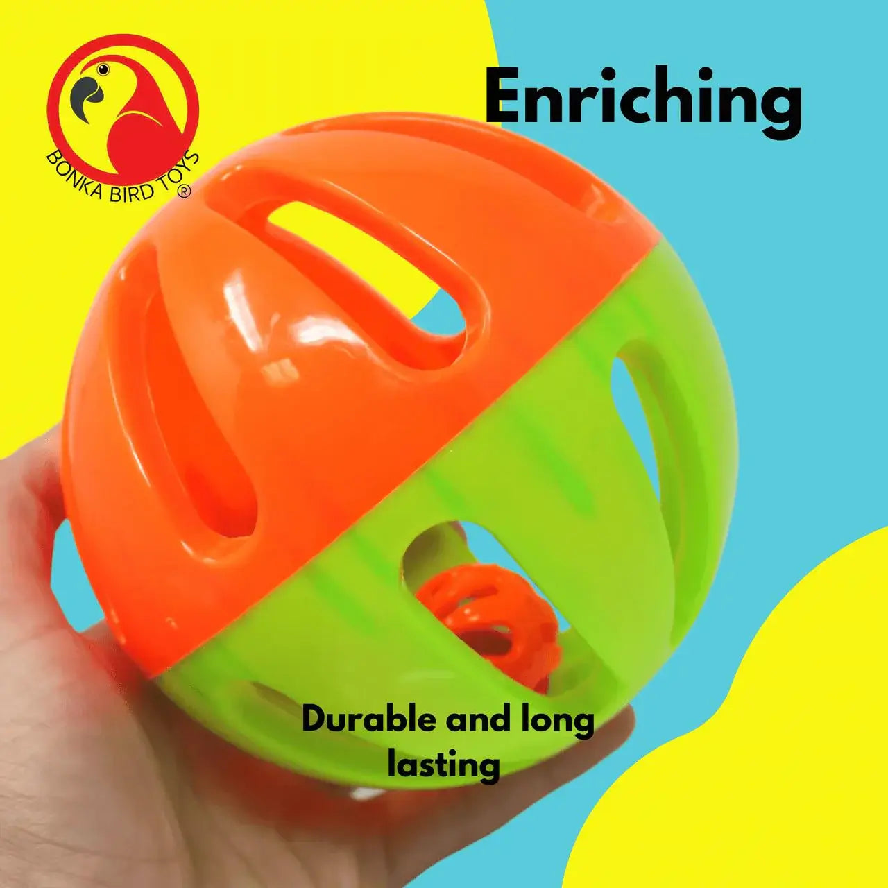 2008 Huge 5-Inch Plastic Ball - Bonka Bird Toys
