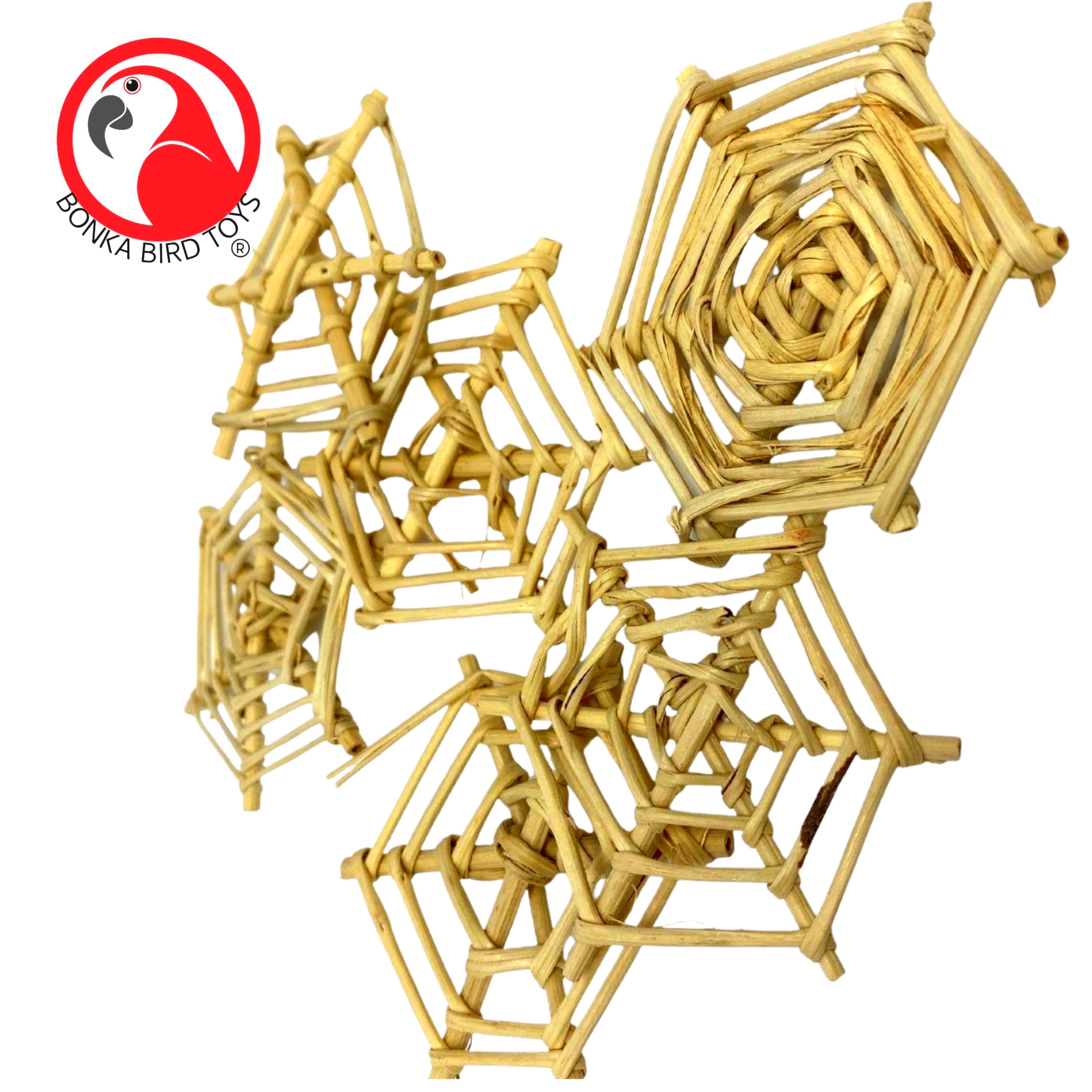 3743 Pk6 Small Vine Web - Bonka Bird Toys