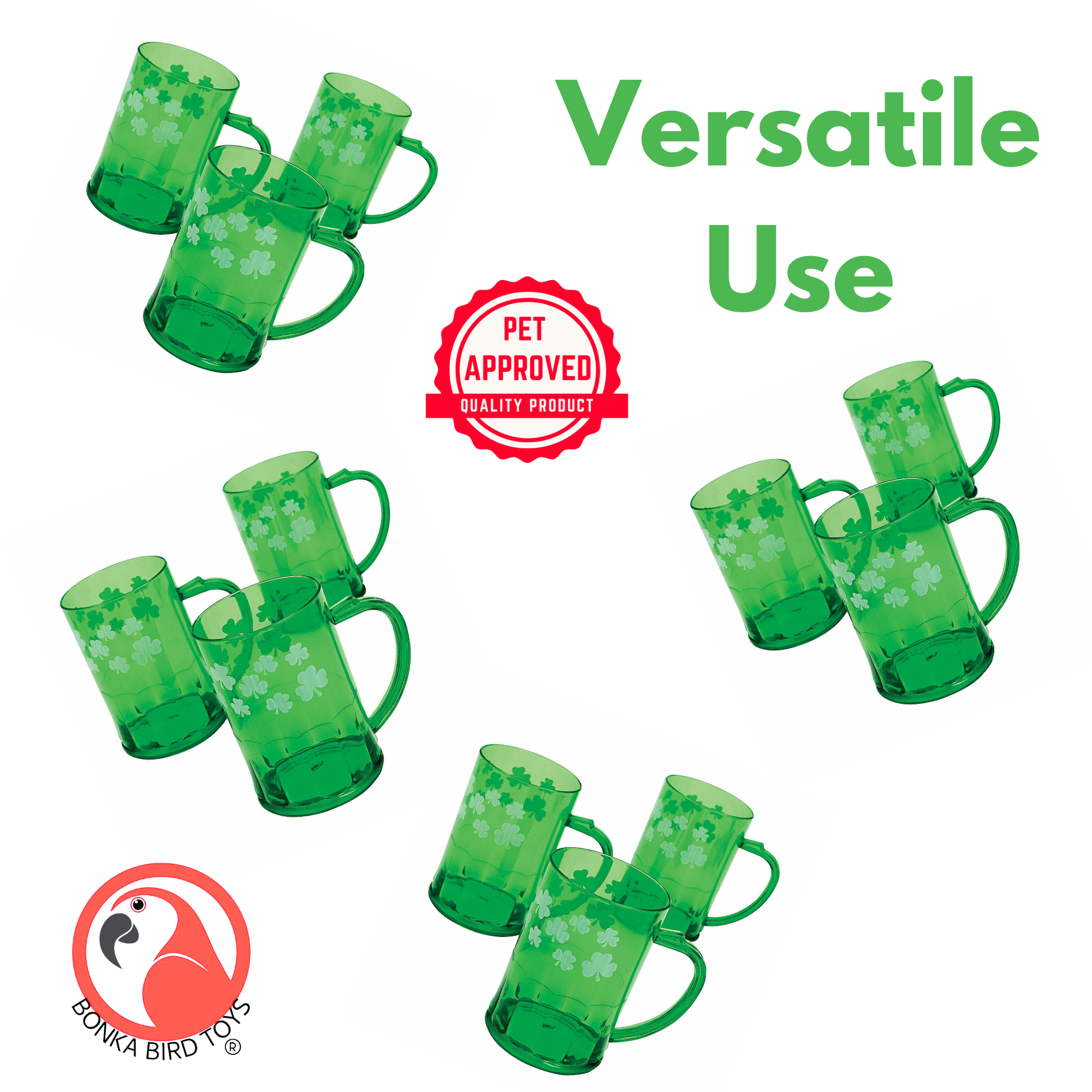 Lucky Mugs Foot Talon Craft Part Bird Toys - Bonka Bird Toys