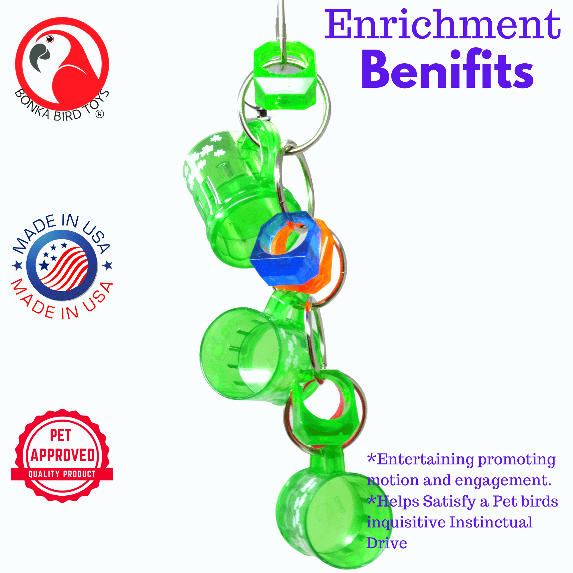 1594 Steinmaster - Bonka Bird Toys