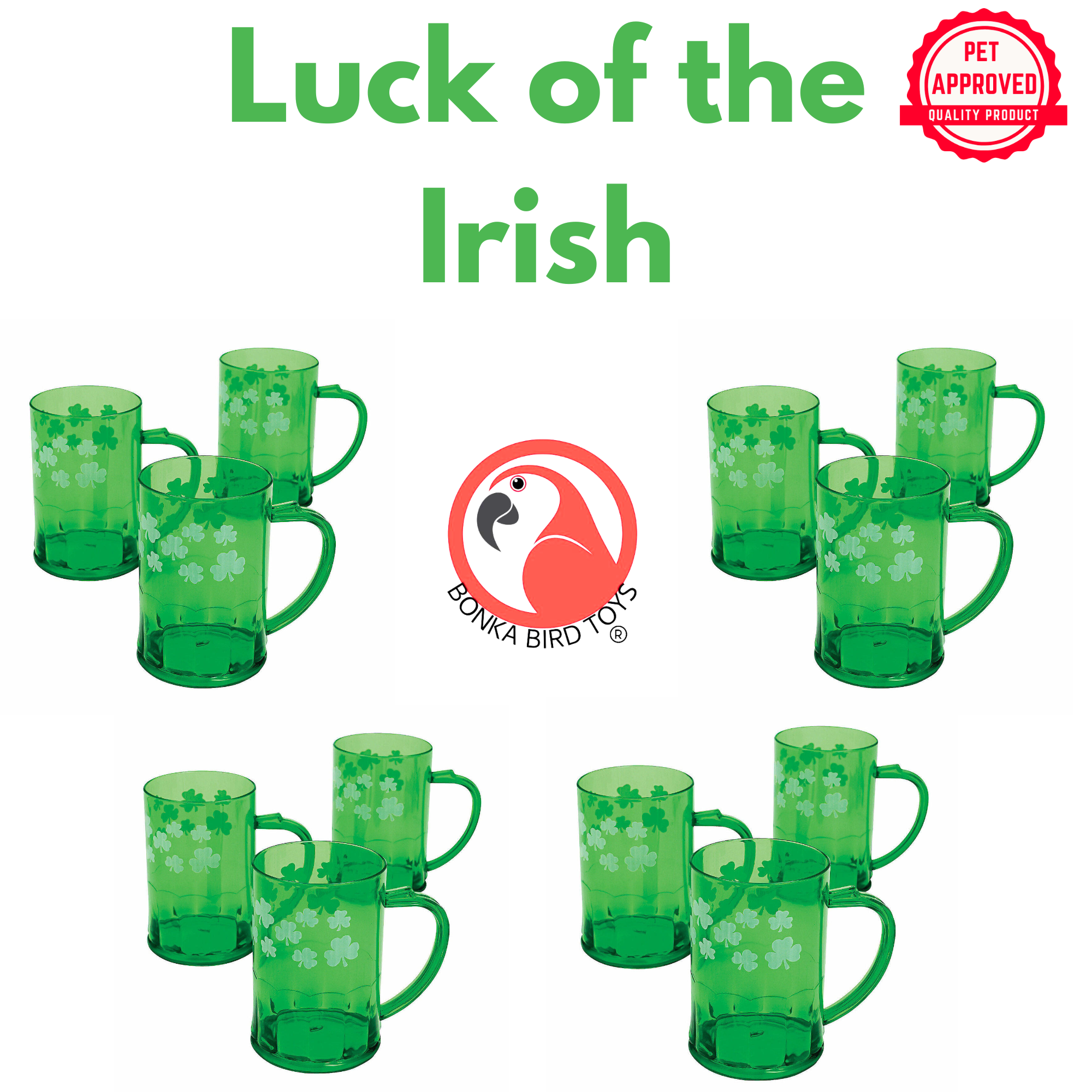 Lucky Mugs Foot Talon Craft Part Bird Toys - Bonka Bird Toys