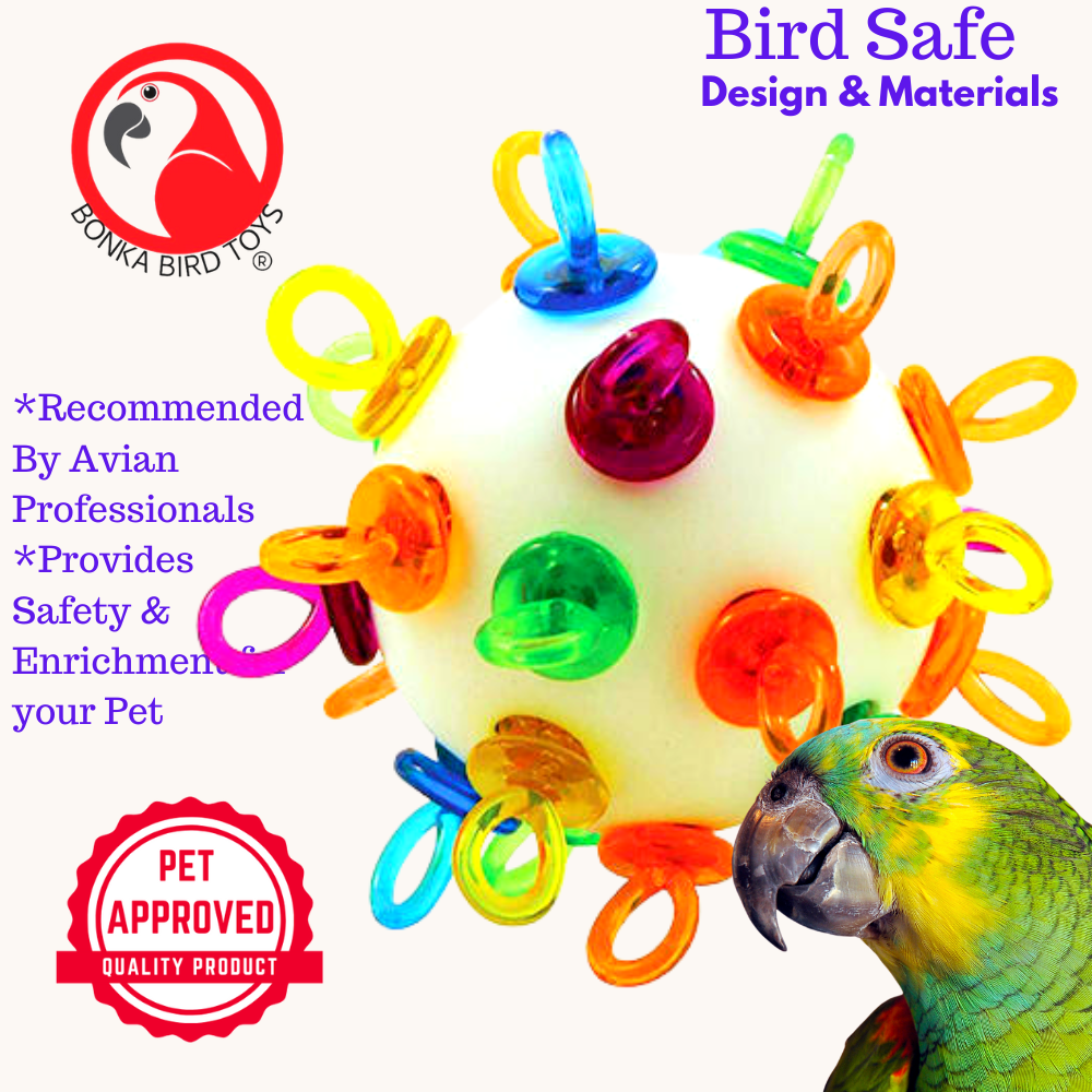 2238 Paci Ball Foot Talon Toy - Bonka Bird Toys