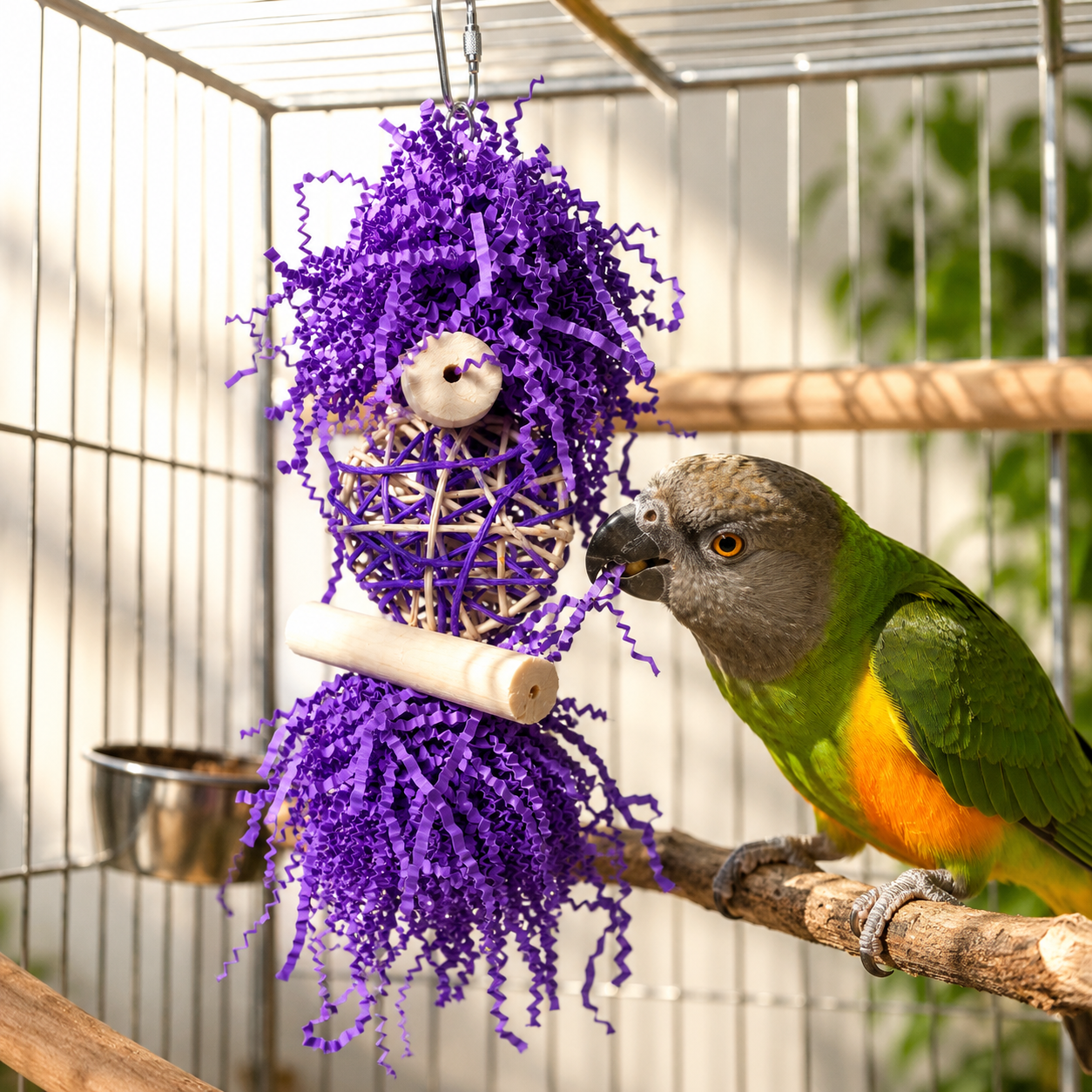 3885 Sola Heart Log - Bonka Bird Toys