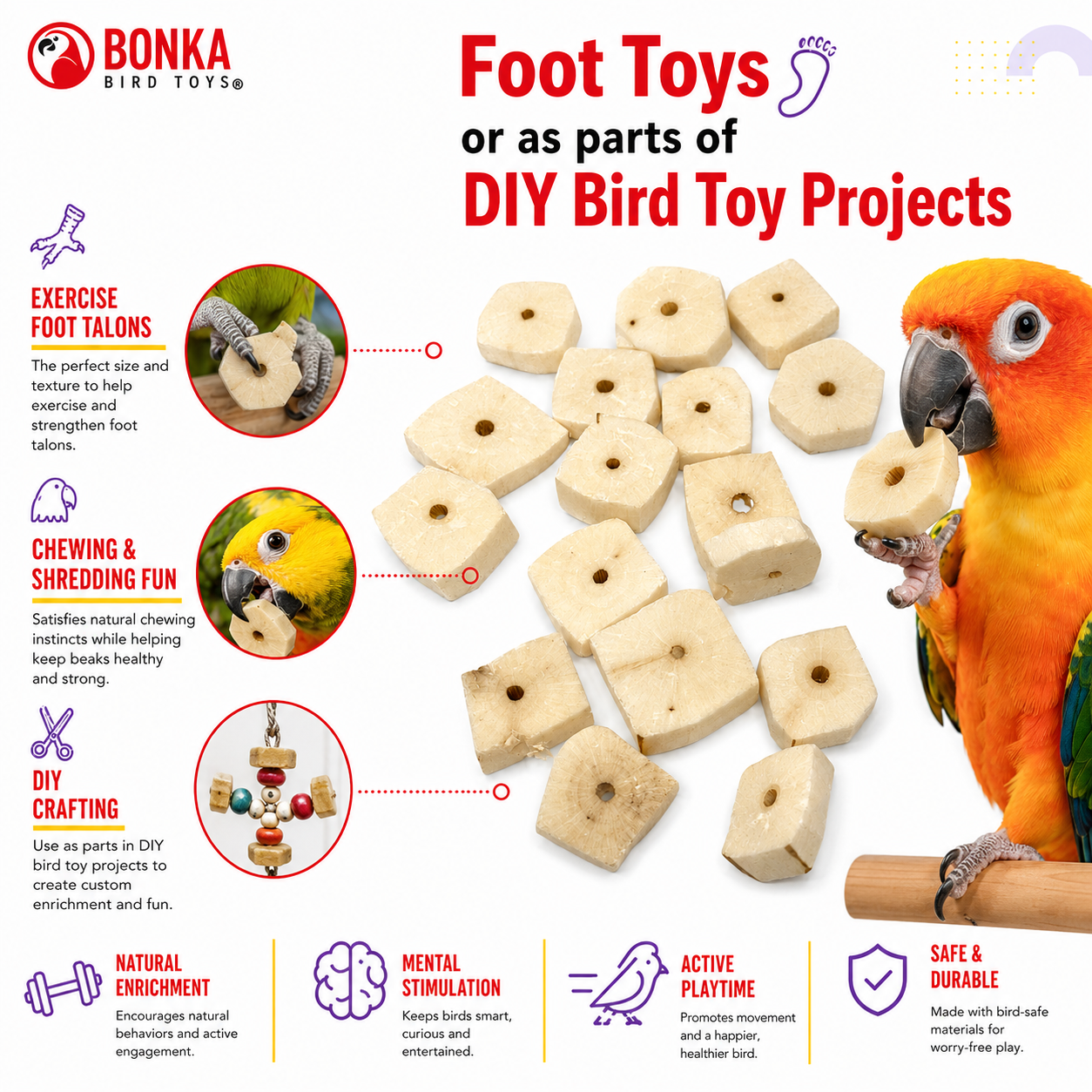 3889 Sola Squares - Bonka Bird Toys