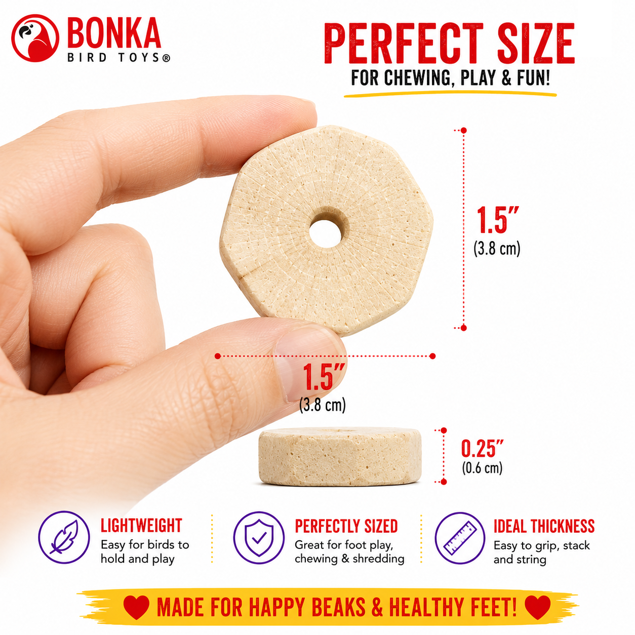 3889 Sola Squares - Bonka Bird Toys