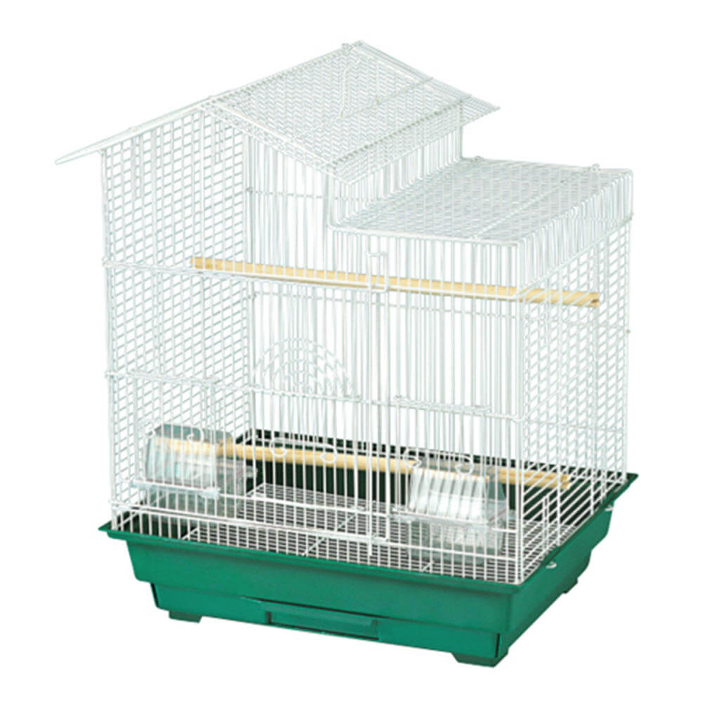Kings Cages ES 1814 H Petite House Bird Cage (Single Cage) - Bonka Bird Toys