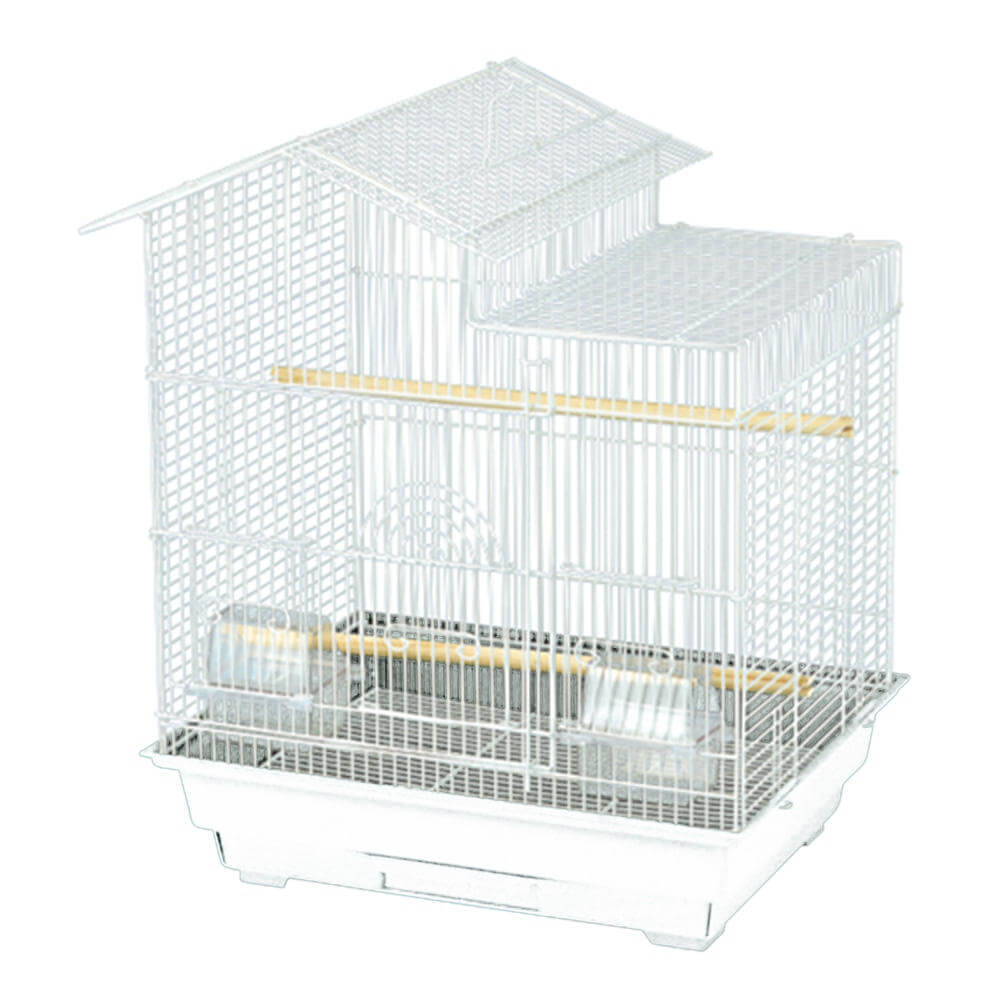 Kings Cages ES 1814 H Petite House Bird Cage (Single Cage) - Bonka Bird Toys