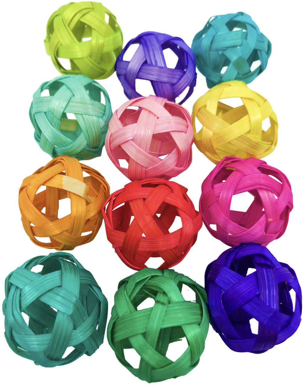 1658 pk12 Tiny Bamboo balls - Bonka Bird Toys