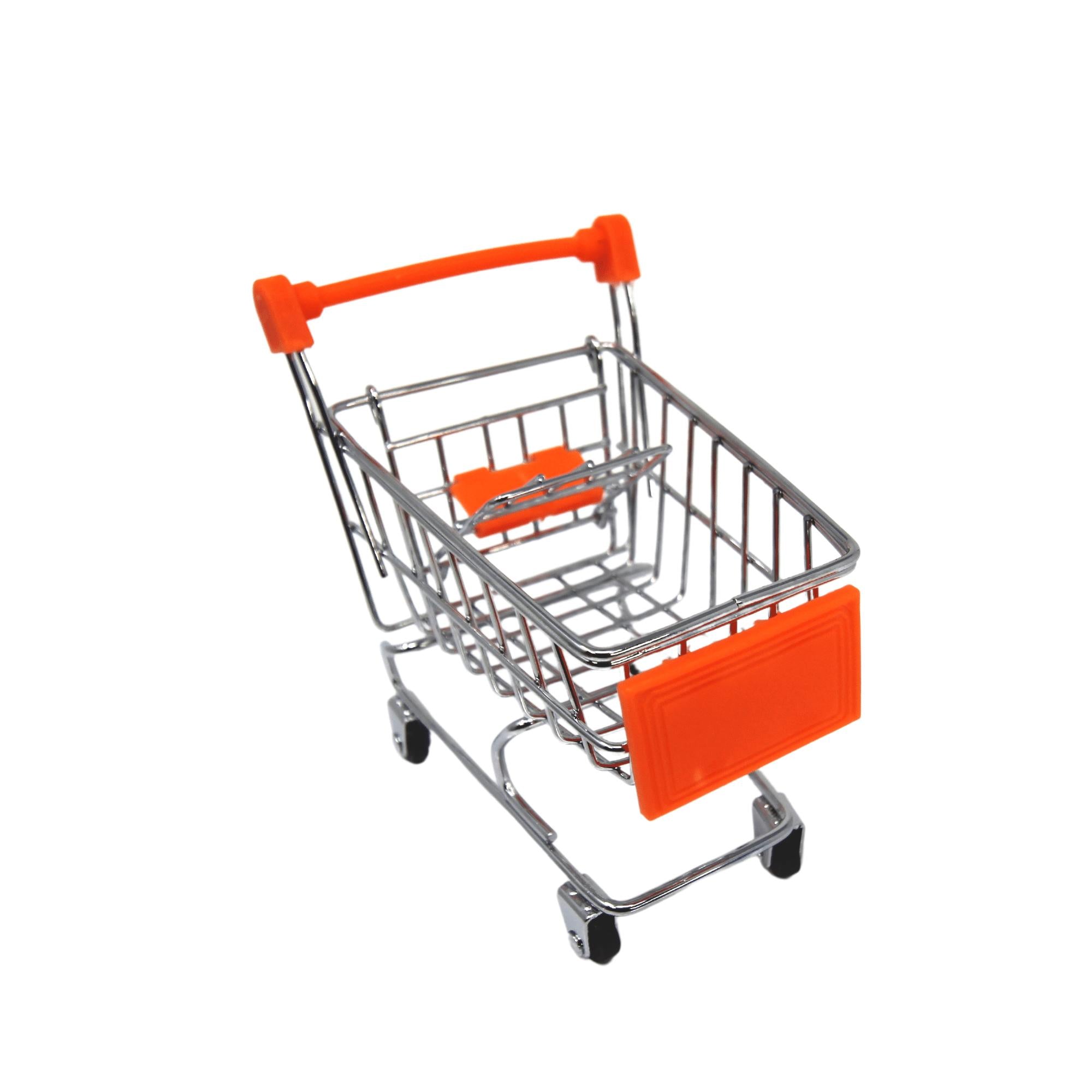 2297 Mini Shopping Cart Supermarket Handcart basket - Bonka Bird Toys