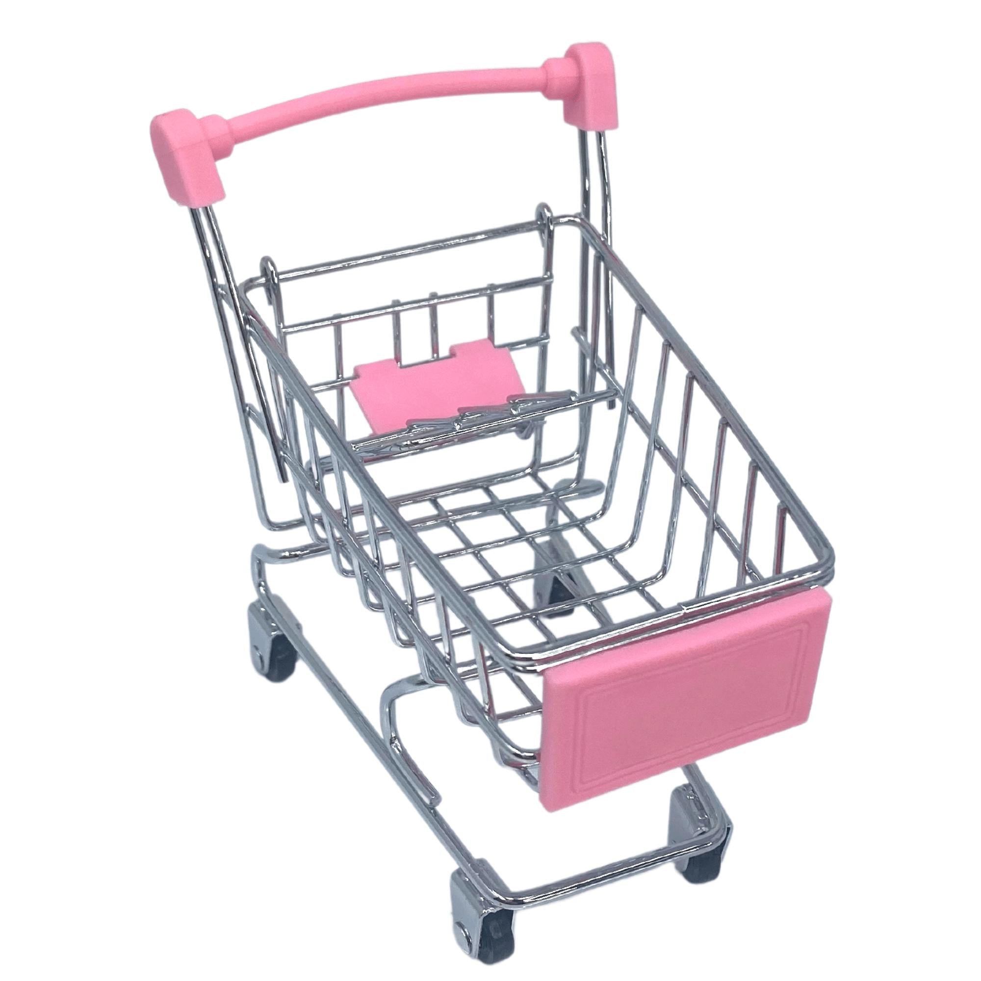 2297 Mini Shopping Cart Supermarket Handcart basket - Bonka Bird Toys