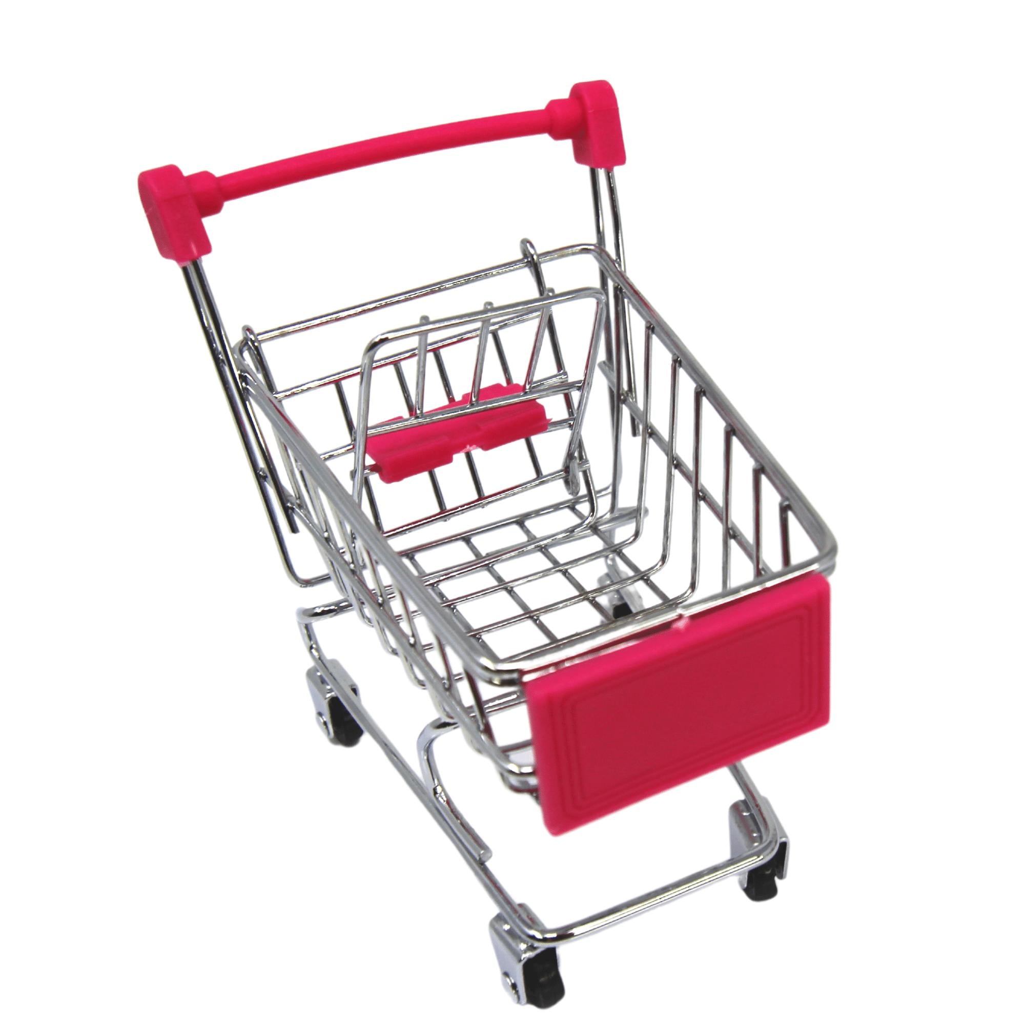 2297 Mini Shopping Cart Supermarket Handcart basket - Bonka Bird Toys