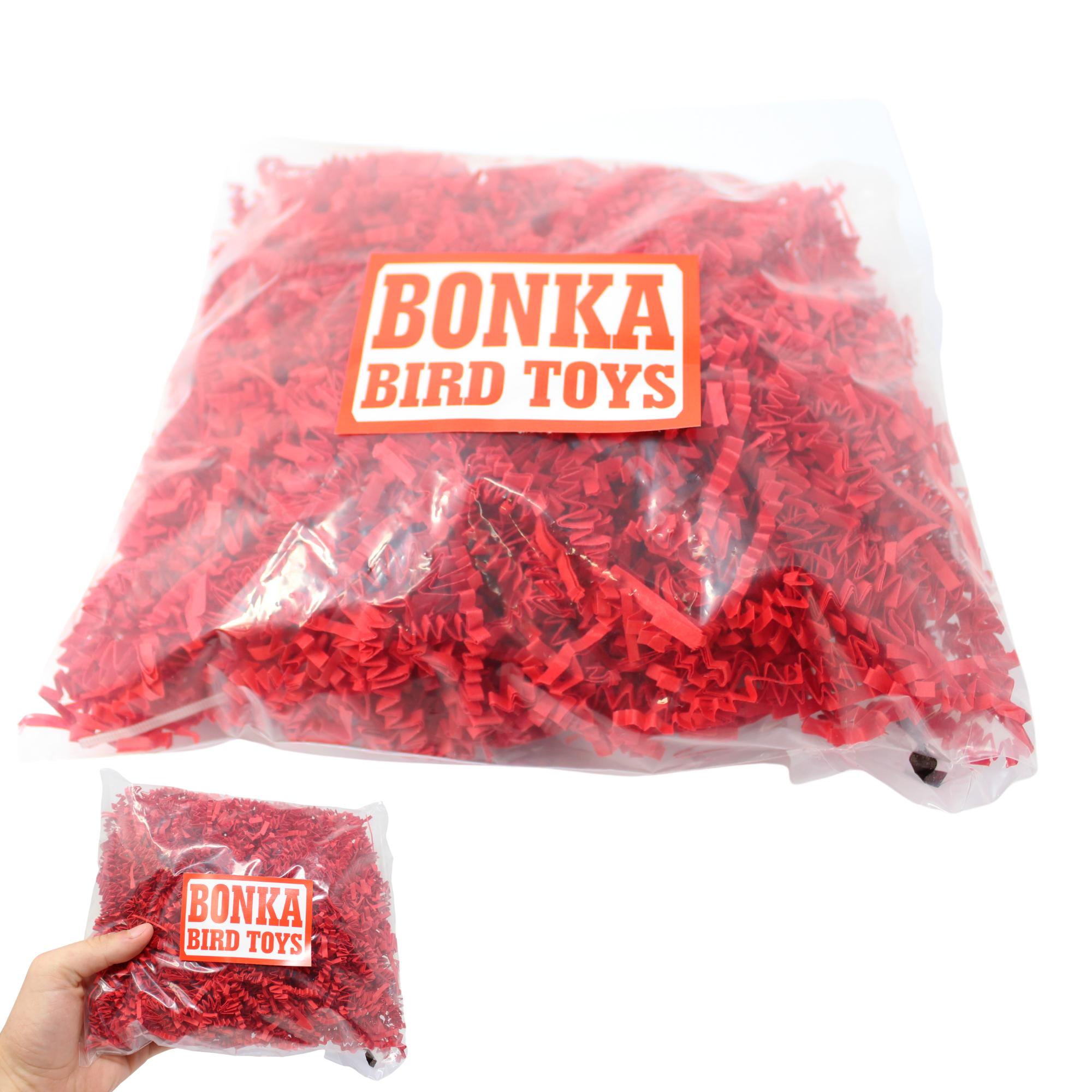 Colored Crinkle Shred Paper - Bonka Bird Toys