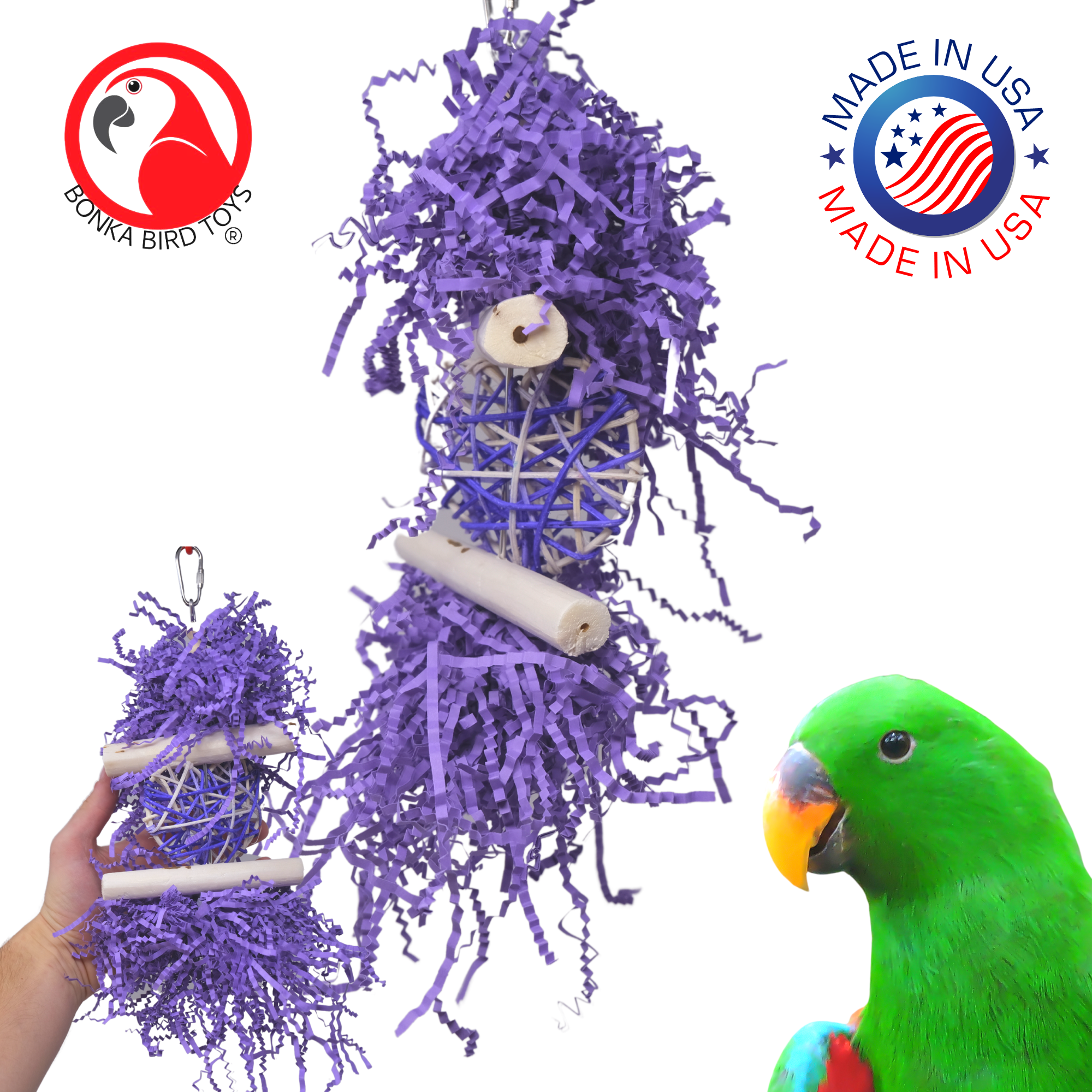 3885 Heart Log - Bonka Bird Toys