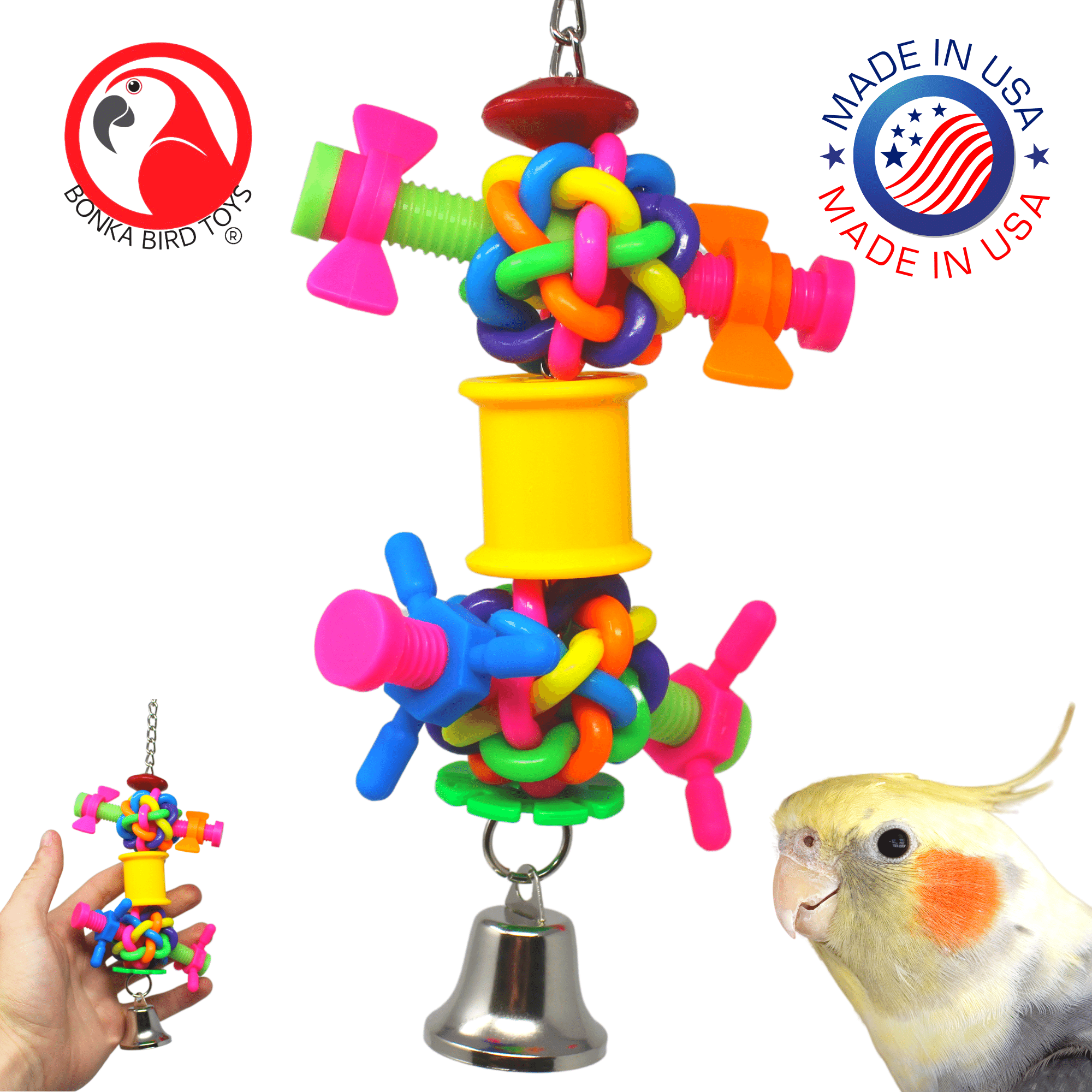 2367 Screw Balls - Bonka Bird Toys