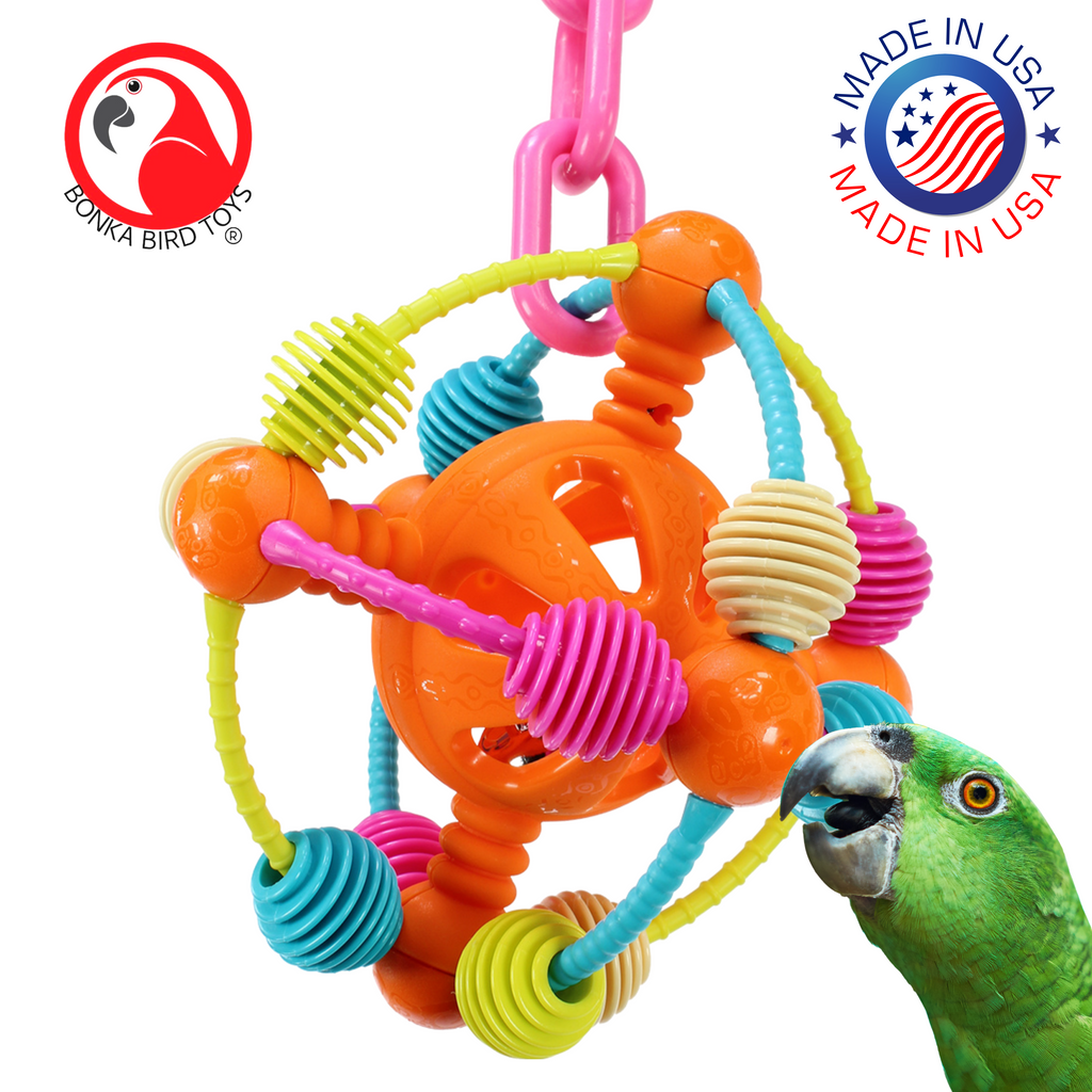 Bonka Bird Toys 2200 Huge Orbit Large Durable Plastic Bird Toy - Bonka Bird Toys
