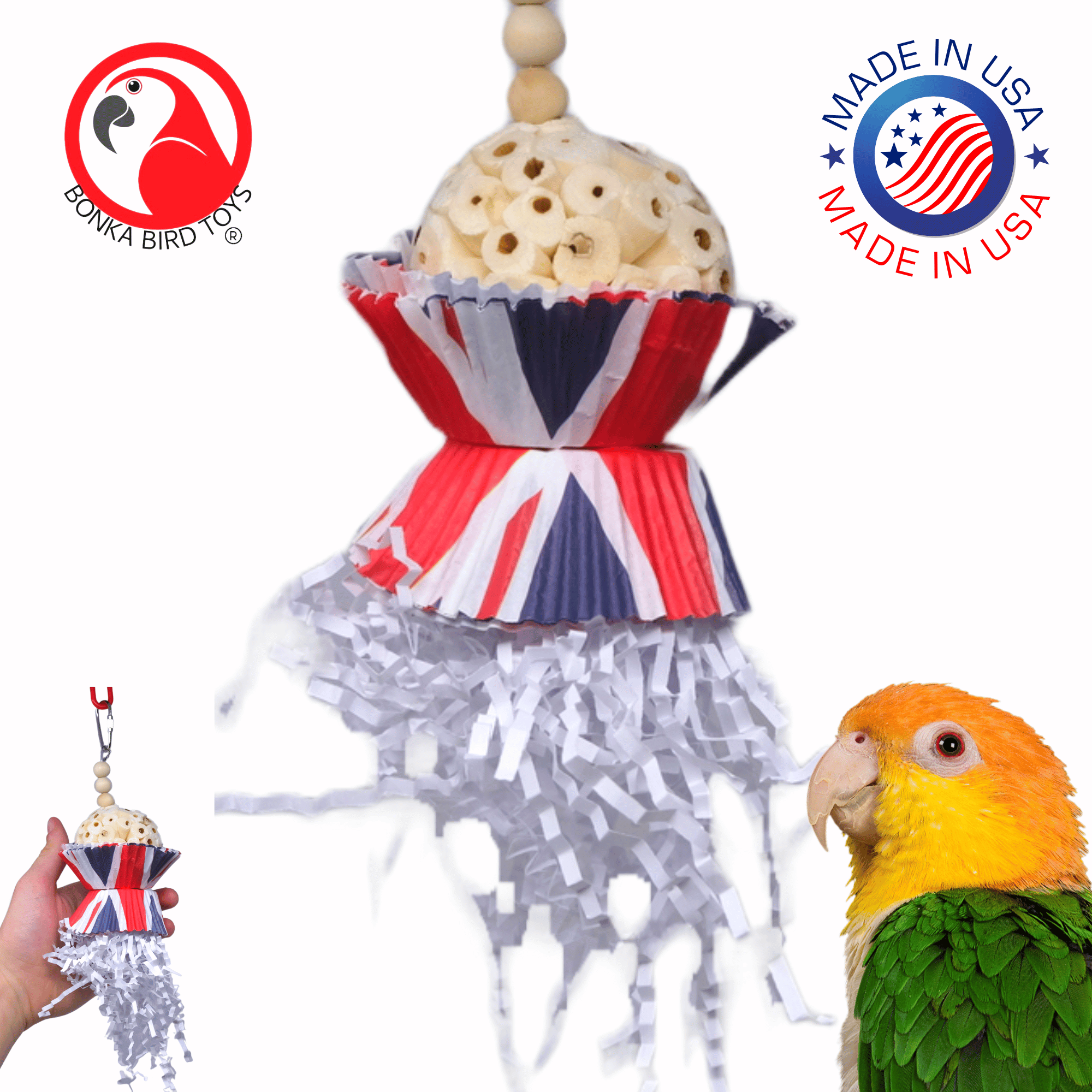 2875 Union Jack Cake - Bonka Bird Toys