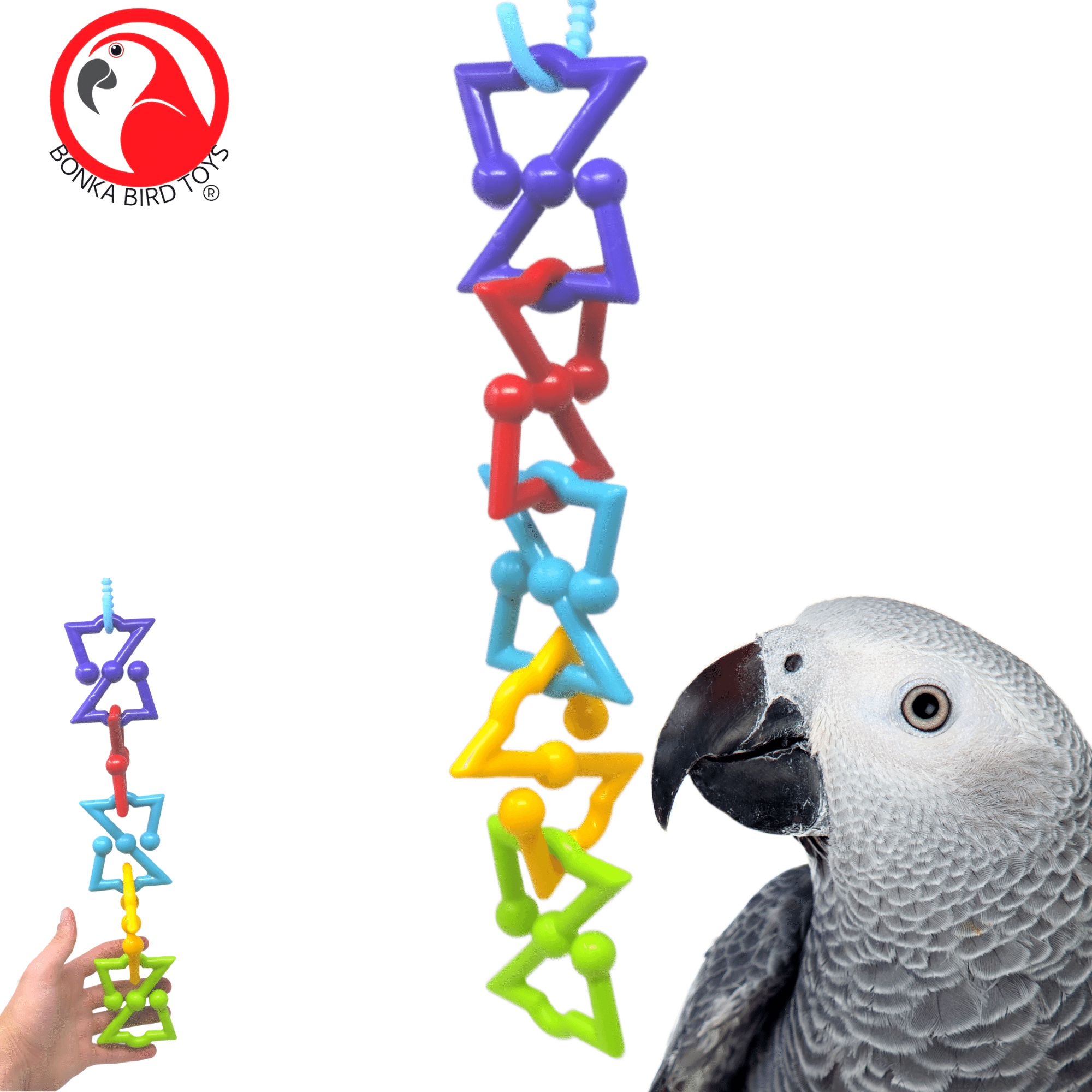3637 Large Z Link Multiple Use Bird Toy - Bonka Bird Toys