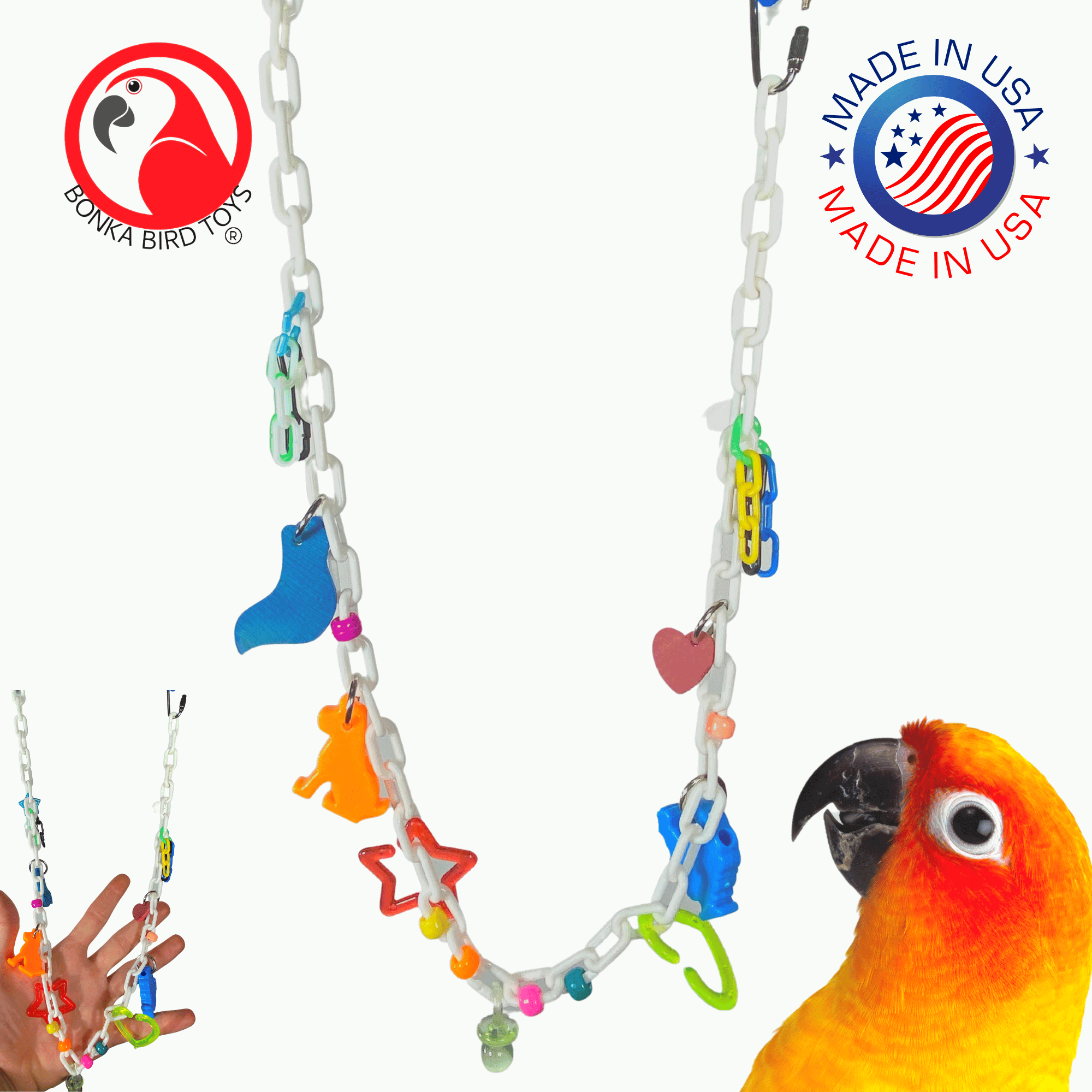 1536 Charm Necklace - Bonka Bird Toys